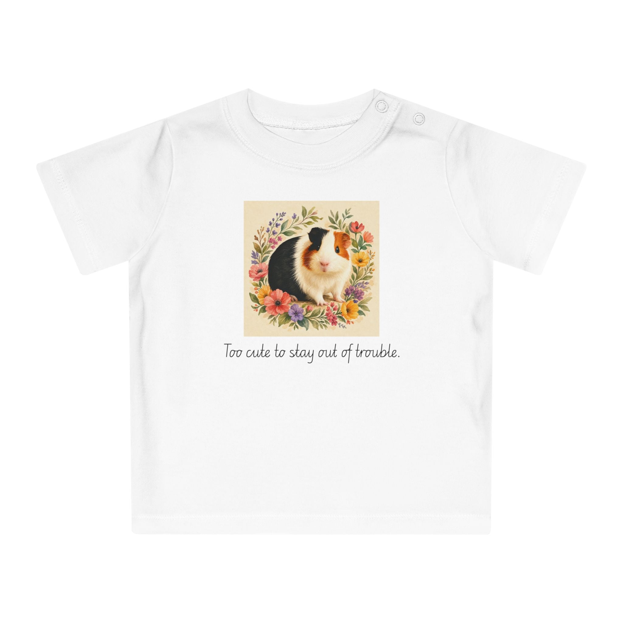 Personalisiertes Baby T-Shirt mit Haustier – Flora & Fauna