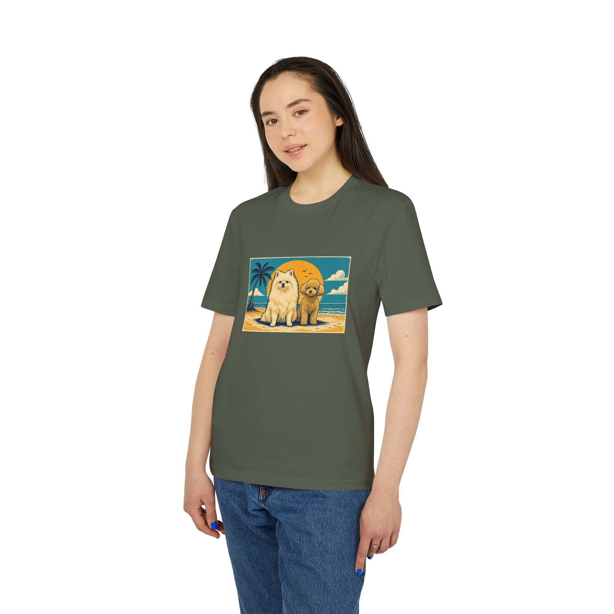 Personalisiertes Unisex T-Shirt mit Haustier – Summer Vibes
