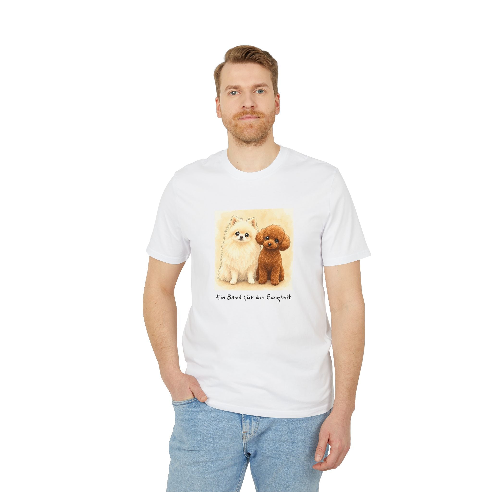 Personalisiertes Unisex T-Shirt mit Haustier – Manga