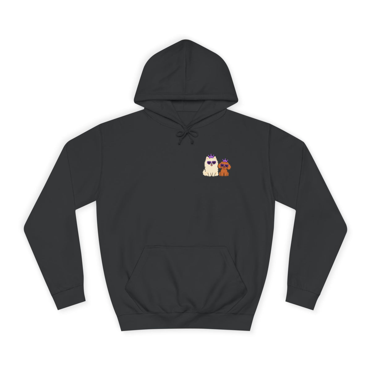 Personalisierter Unisex Hoodie mit Haustier – Purple Queen