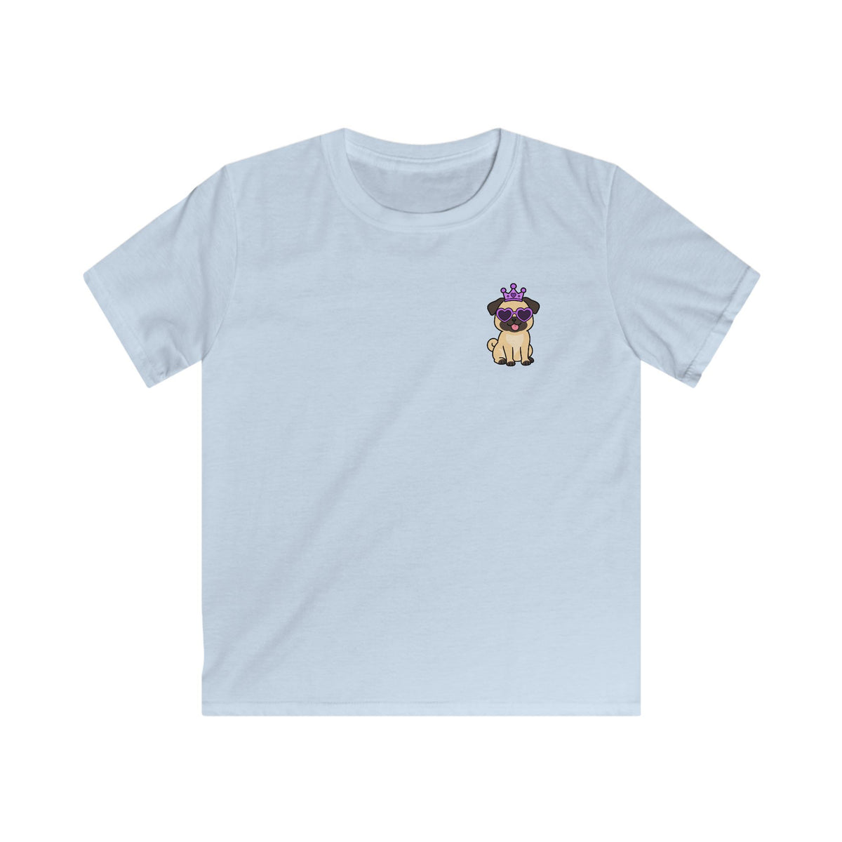 Personalisiertes Kinder T-Shirt mit Haustier – Purple Queen