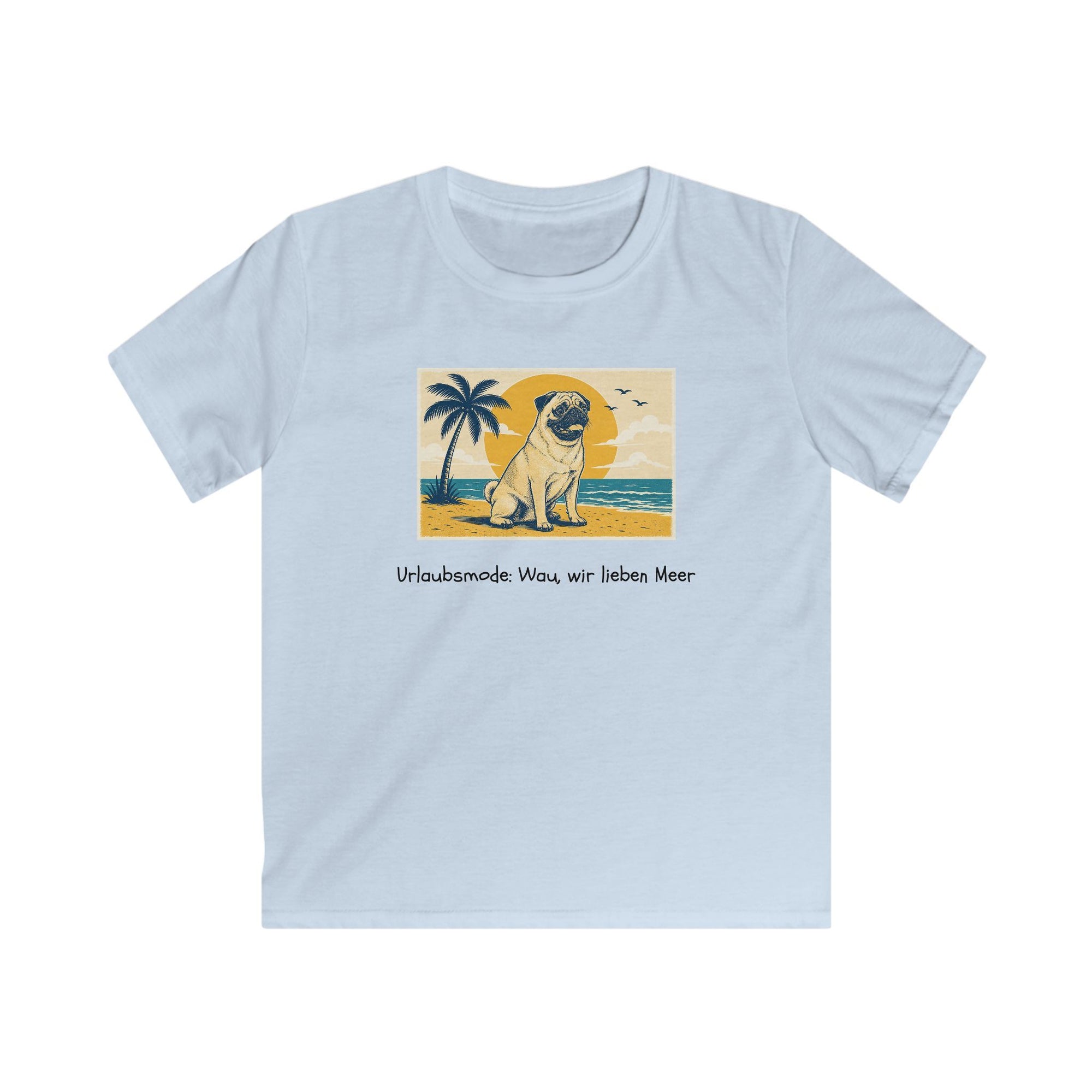 Personalisiertes Kinder T-Shirt mit Haustier – Summer Vibes