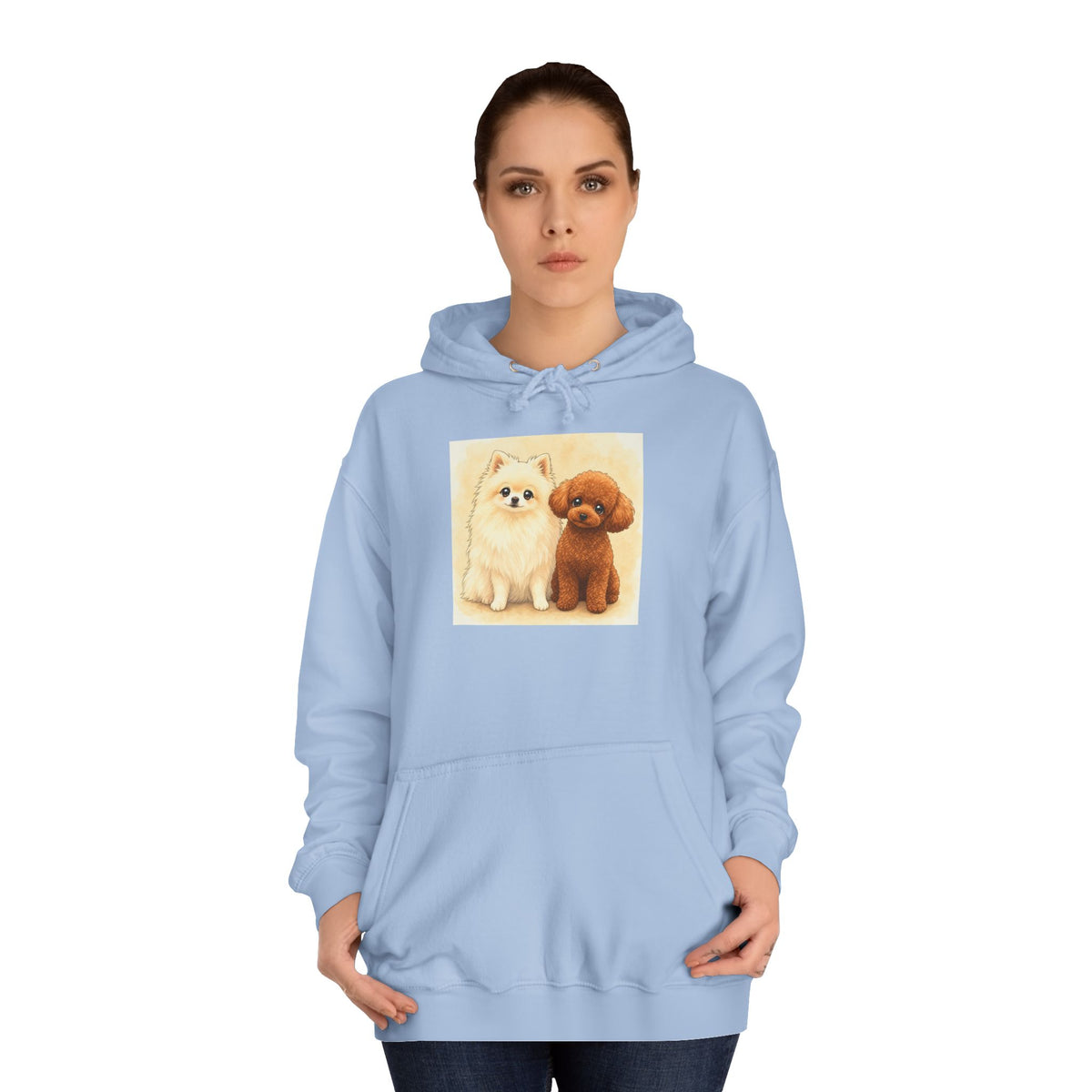Personalisierter Unisex Hoodie mit Haustier – Manga
