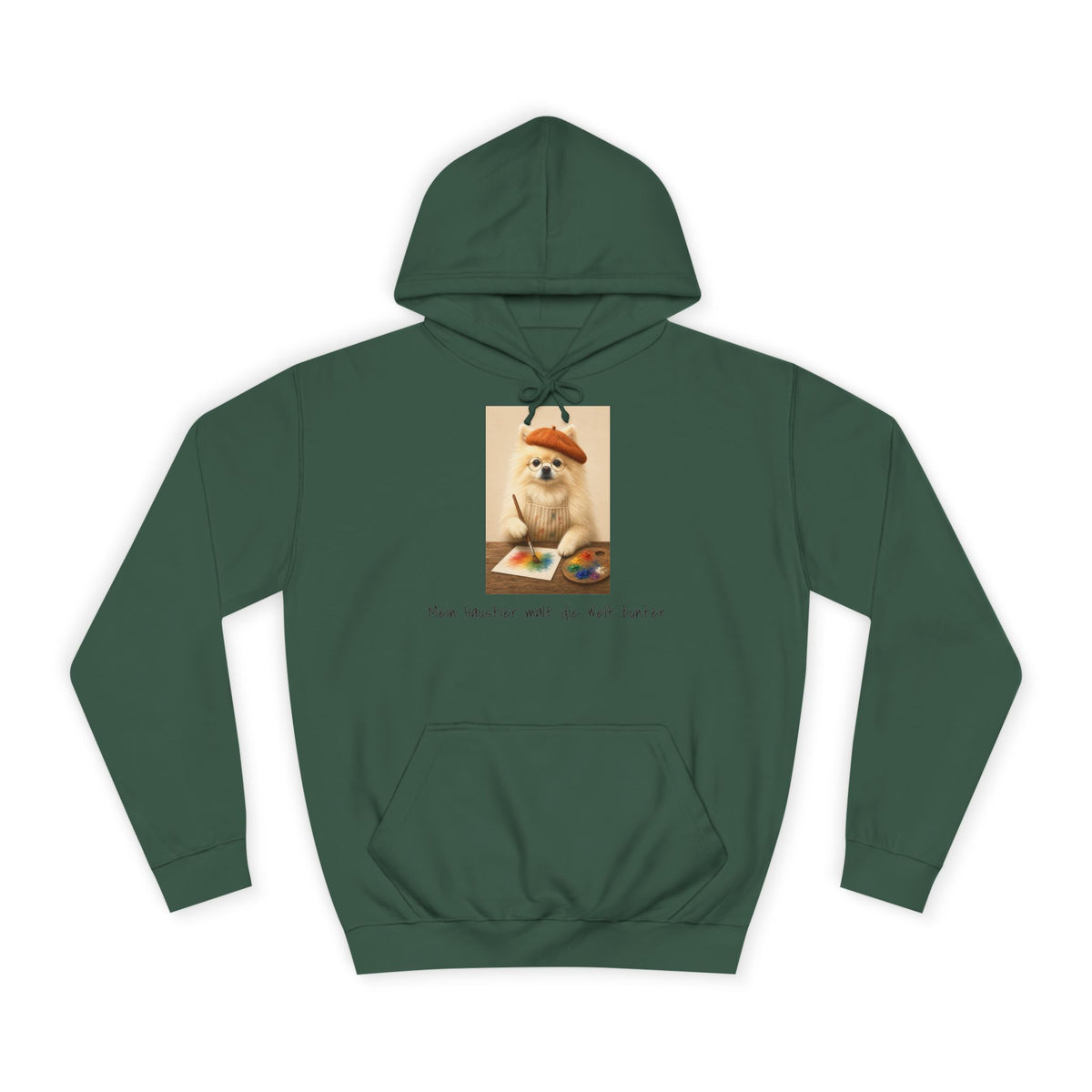Personalisierter Unisex Hoodie mit Haustier – The Artist