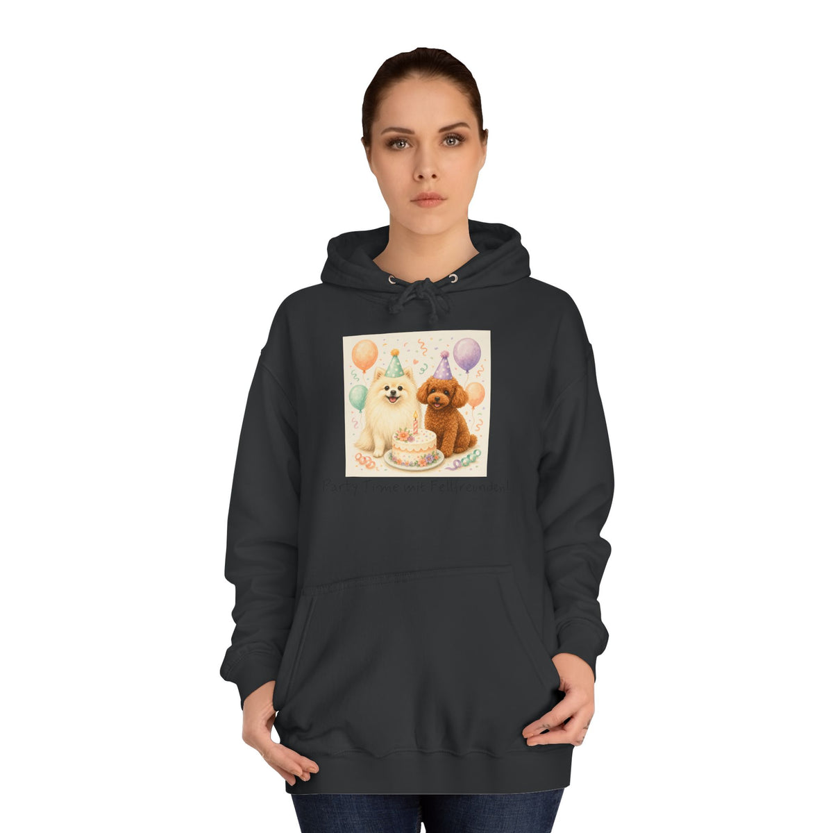 Personalisierter Unisex Hoodie mit Haustier – Birthday Time