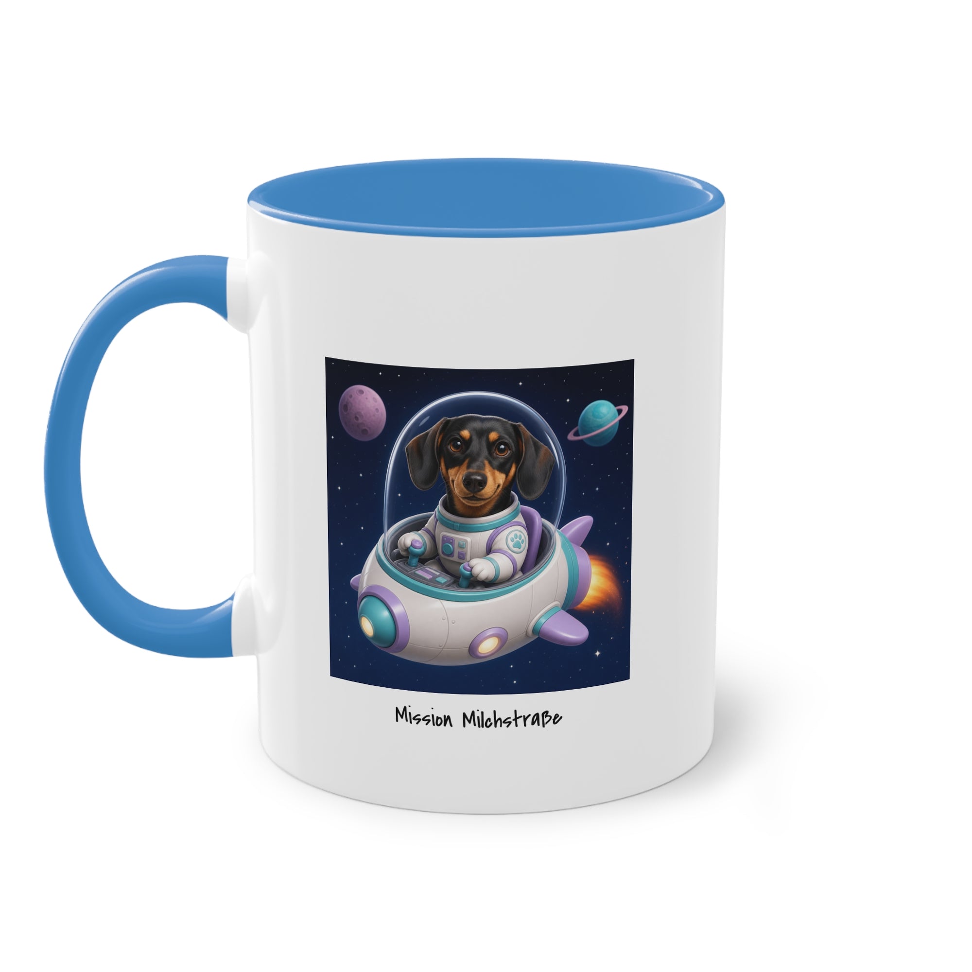 Personalisierte Tasse mit Haustier – Spaceship