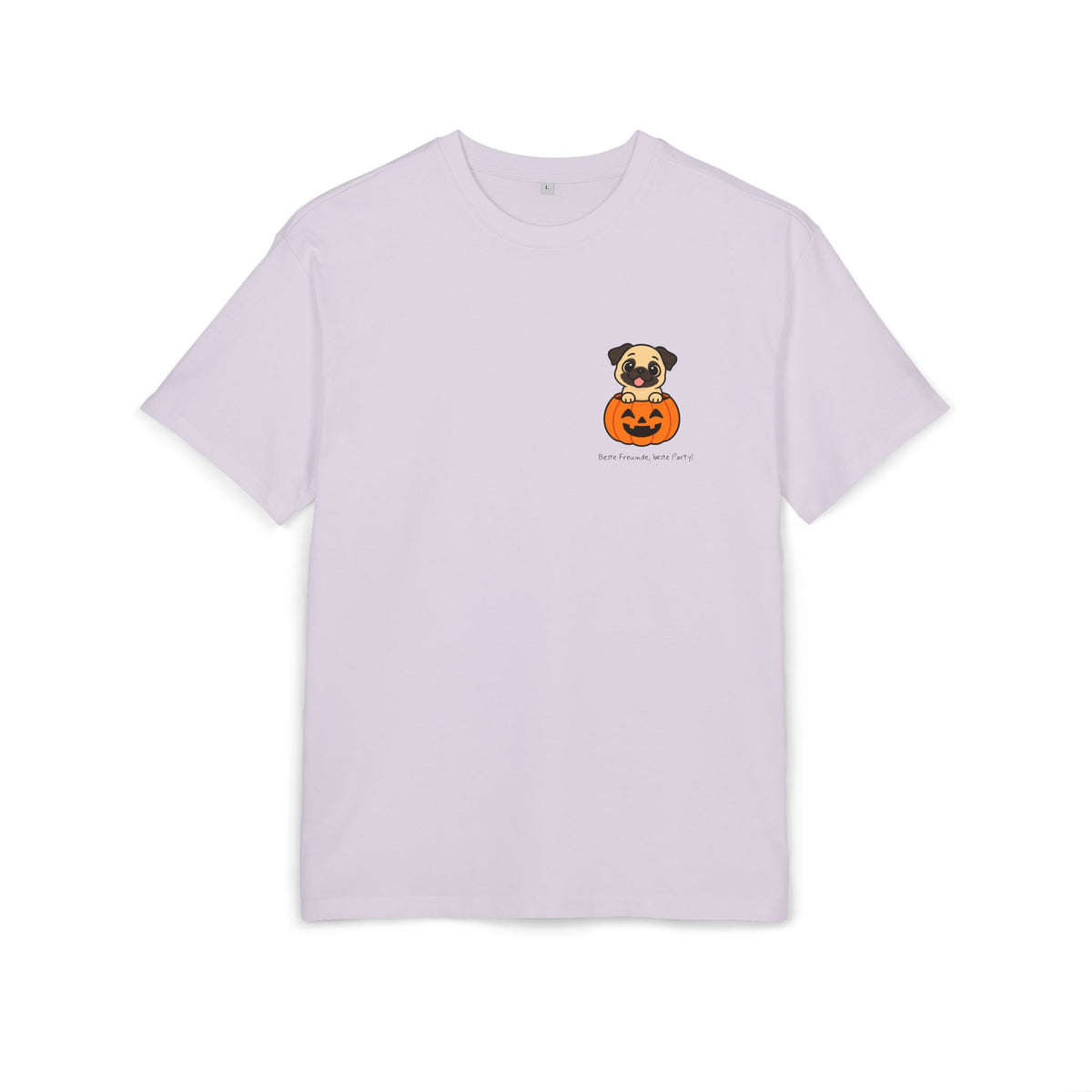 Personalisiertes Oversized Unisex T-Shirt mit Haustier –  Halloween Pet