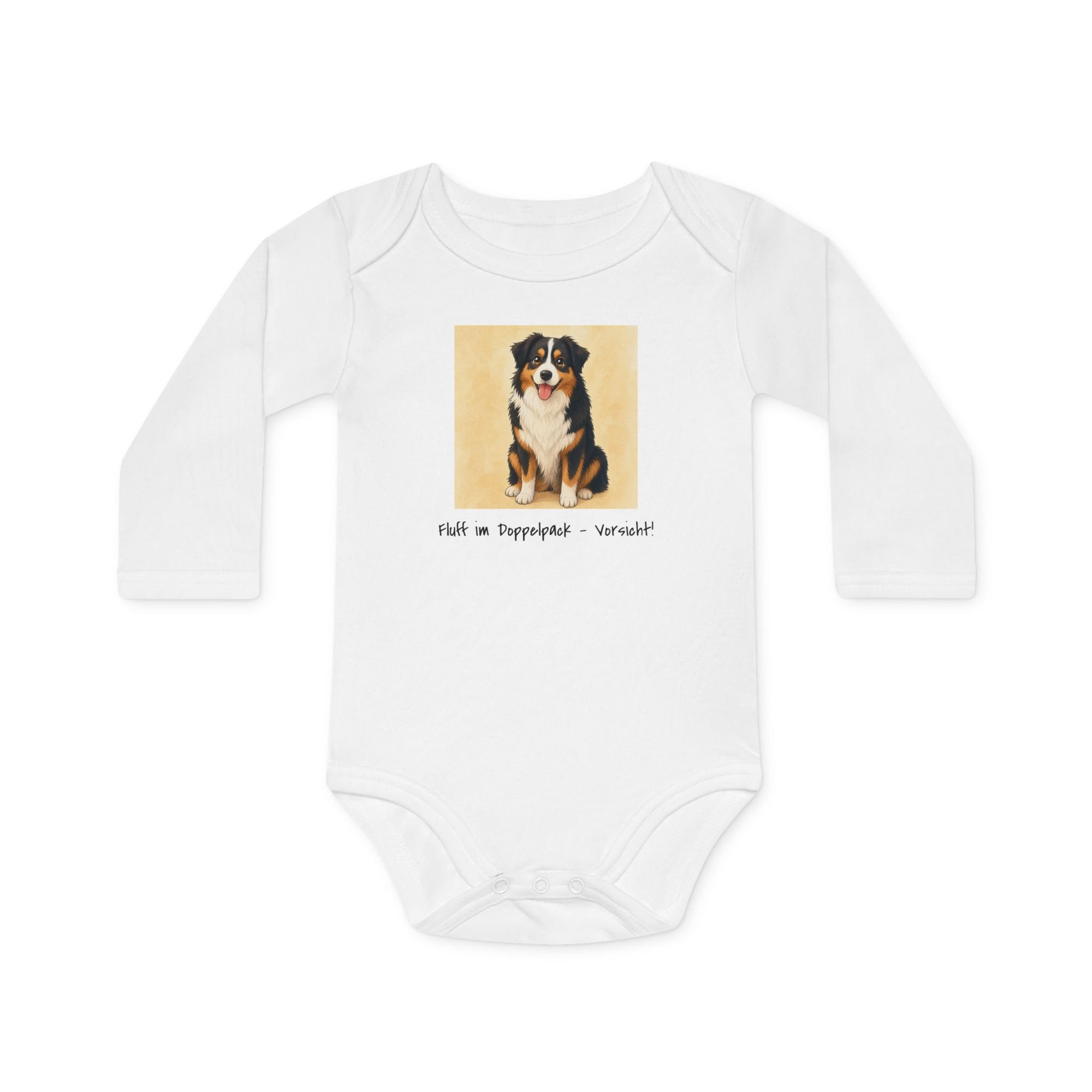 Personalisierter Baby-Body langarm Bio Baumwolle – Manga