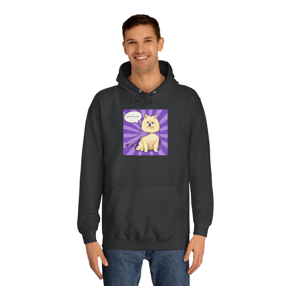 Personalisierter Unisex Hoodie mit Haustier – Hero