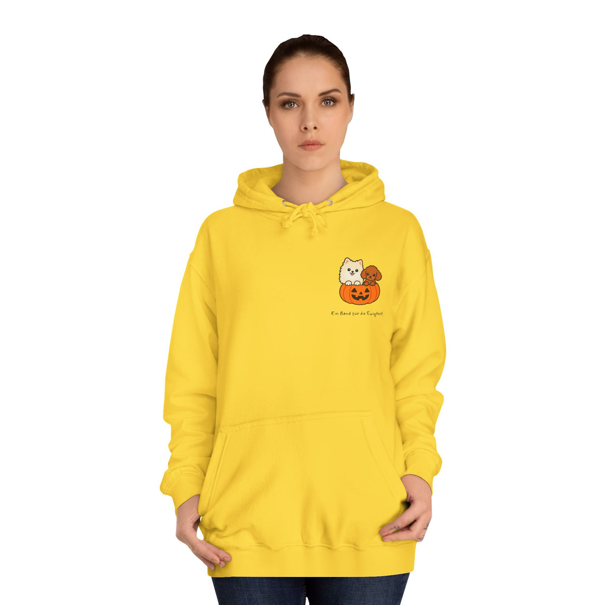 Personalisierter Unisex Hoodie mit Haustier – Halloween Pet