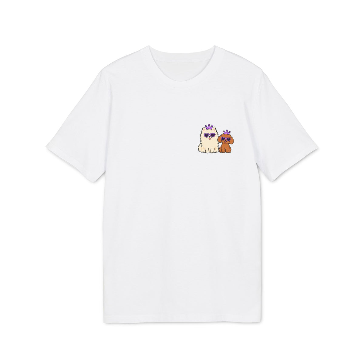 Personalisiertes Unisex T-Shirt mit Haustier – Purple Queen