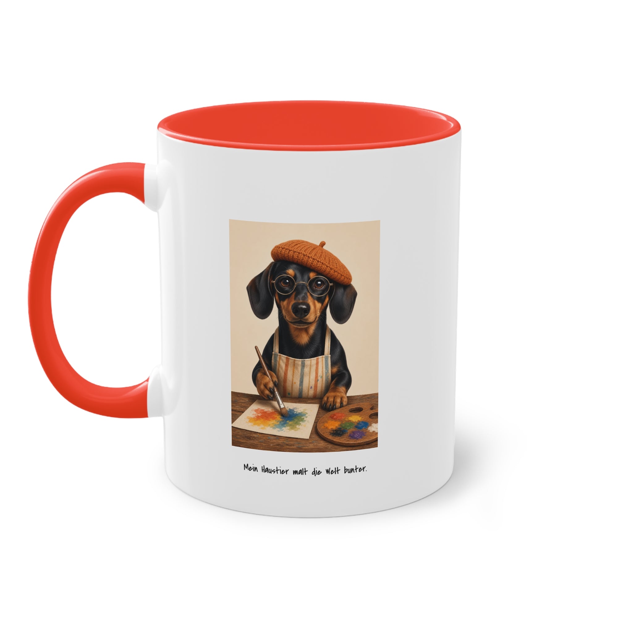Personalisierte Tasse mit Haustier – The Artist