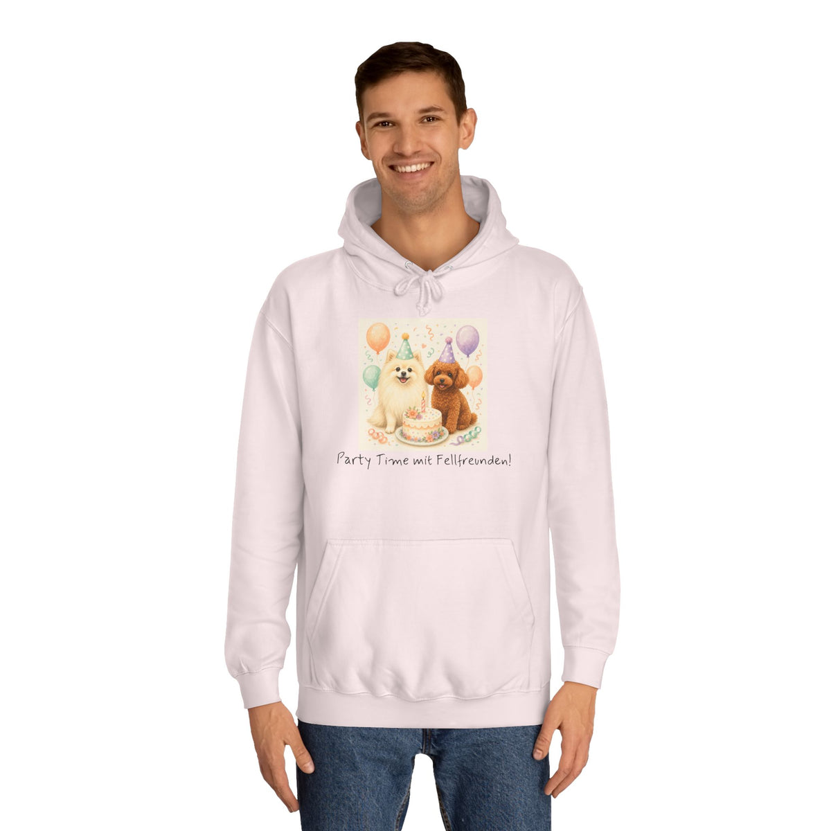 Personalisierter Unisex Hoodie mit Haustier – Birthday Time