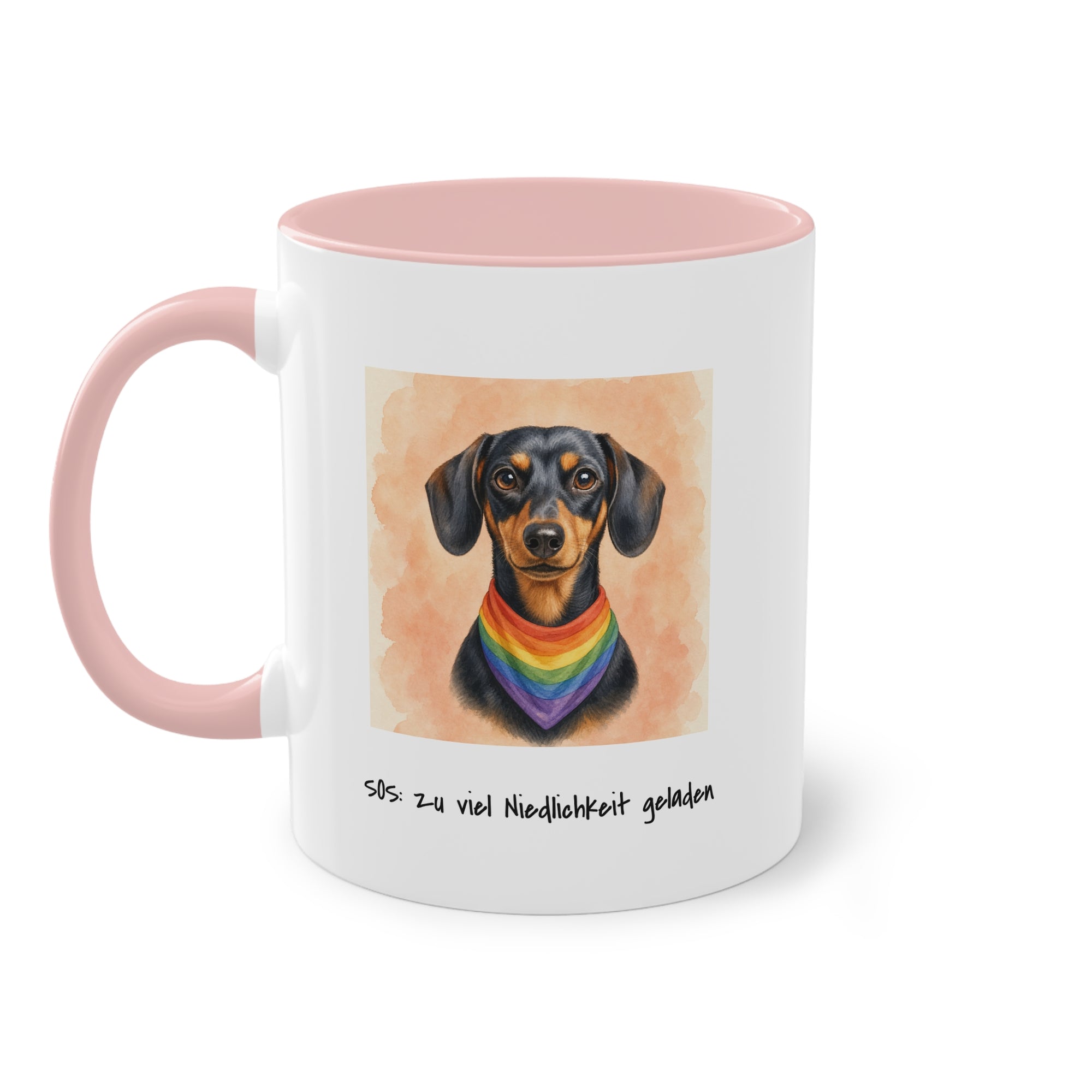 Personalisierte Tasse mit Haustier – Regenbogen