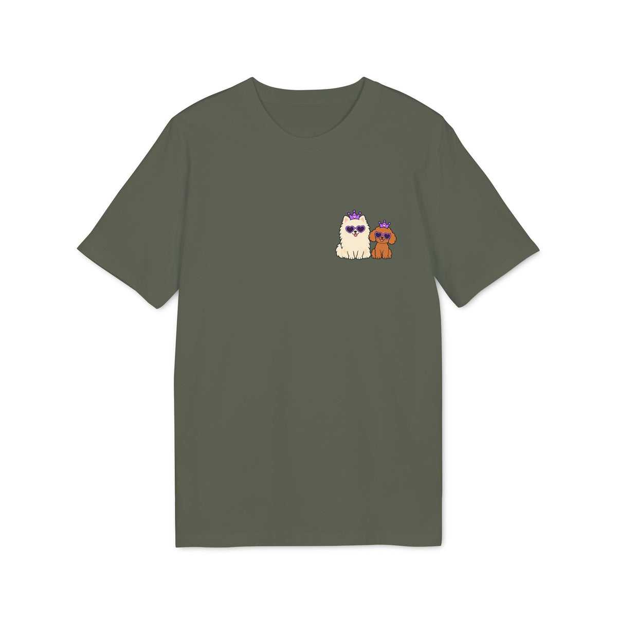Personalisiertes Unisex T-Shirt mit Haustier – Purple Queen