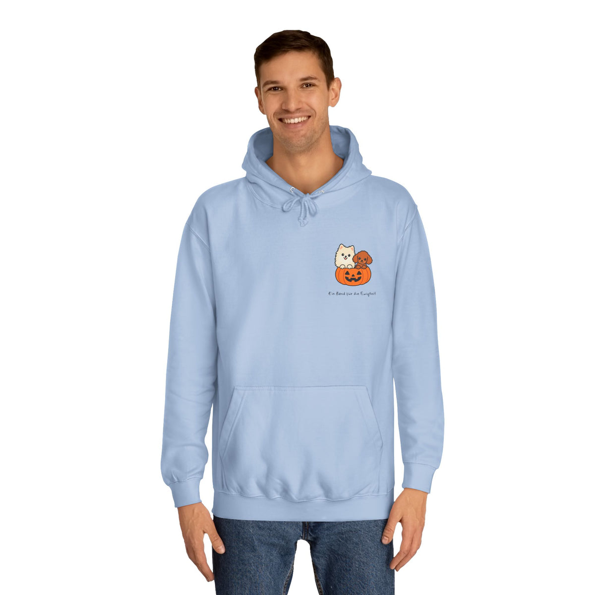 Personalisierter Unisex Hoodie mit Haustier – Halloween Pet
