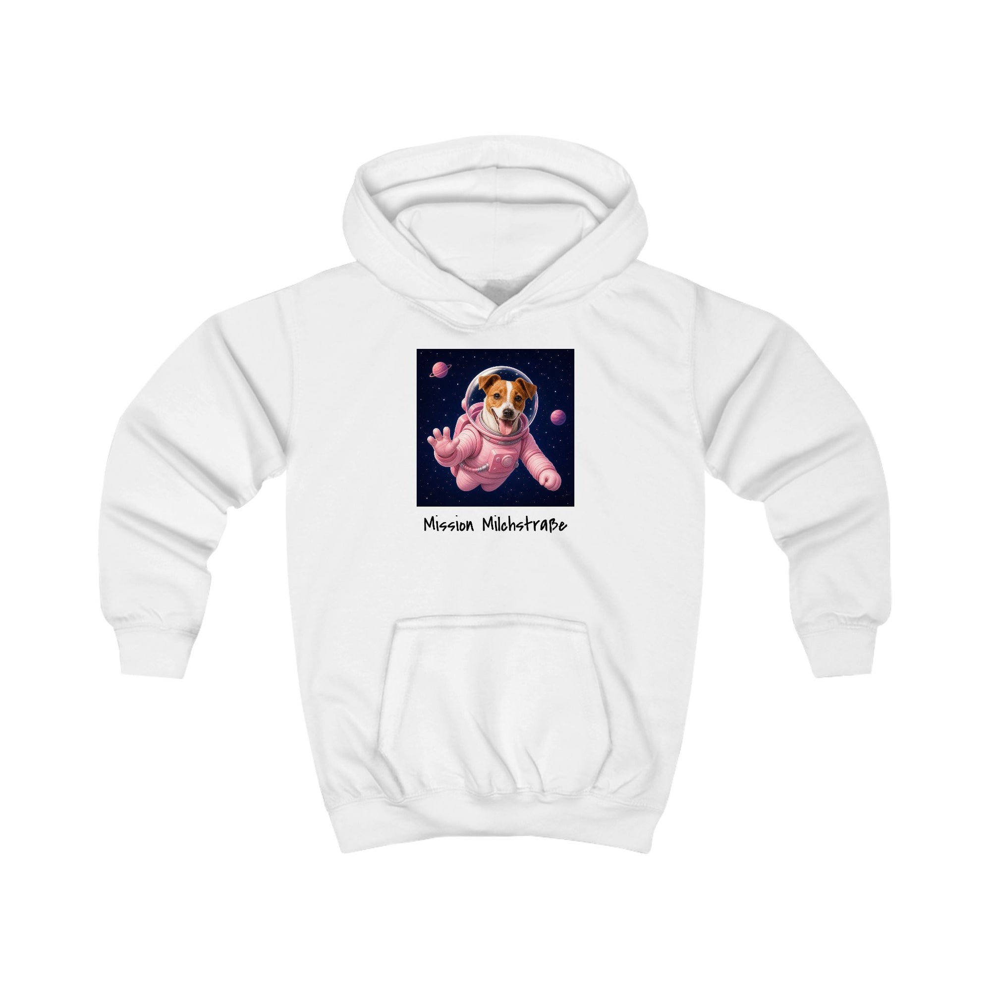 Personalisierter Kinder-Hoodie mit Haustier – Astronaut