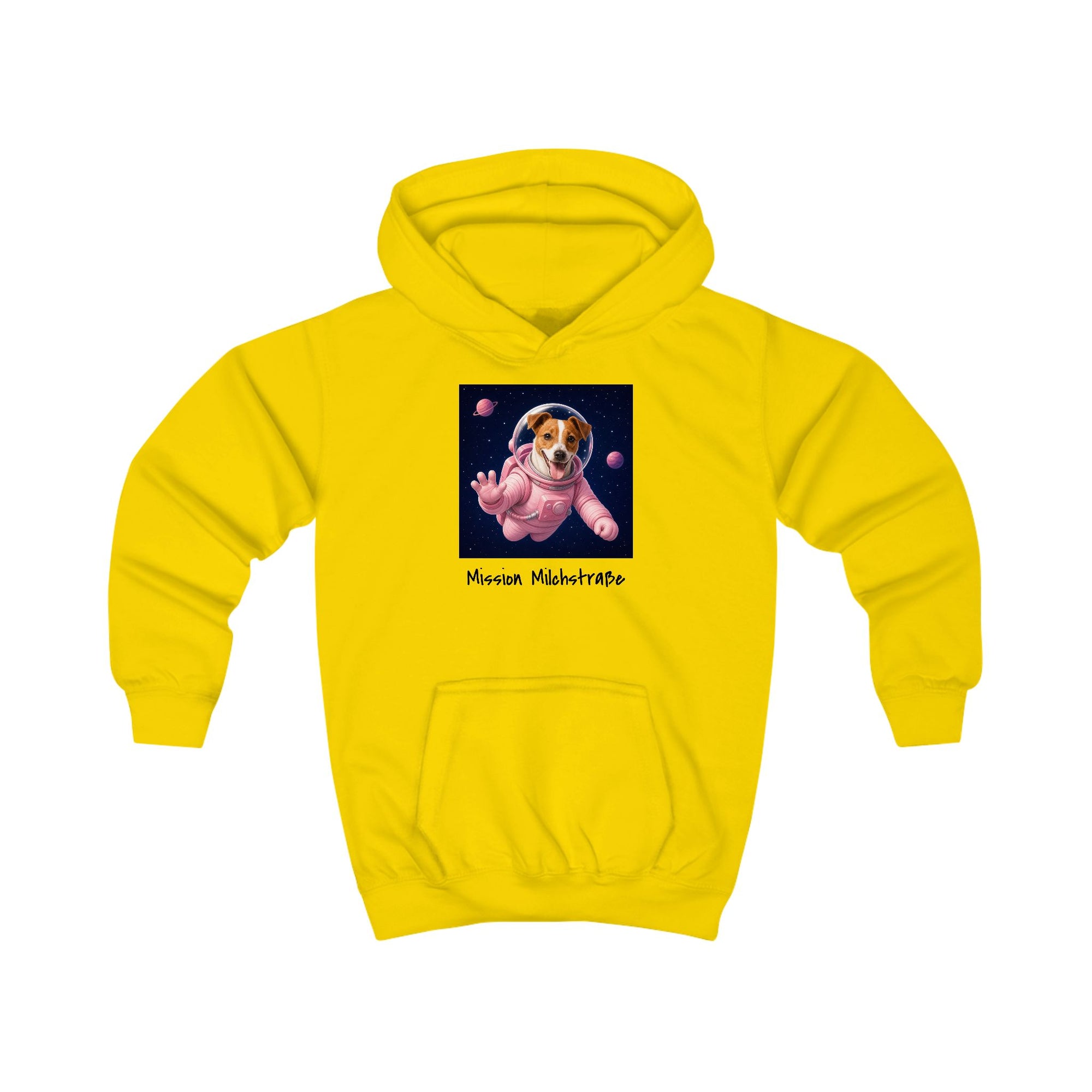 Personalisierter Kinder-Hoodie mit Haustier – Astronaut