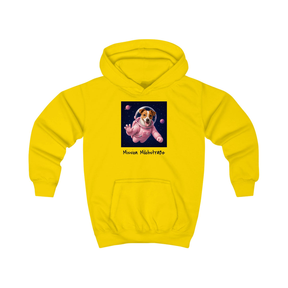 Personalisierter Kinder-Hoodie mit Haustier – Astronaut