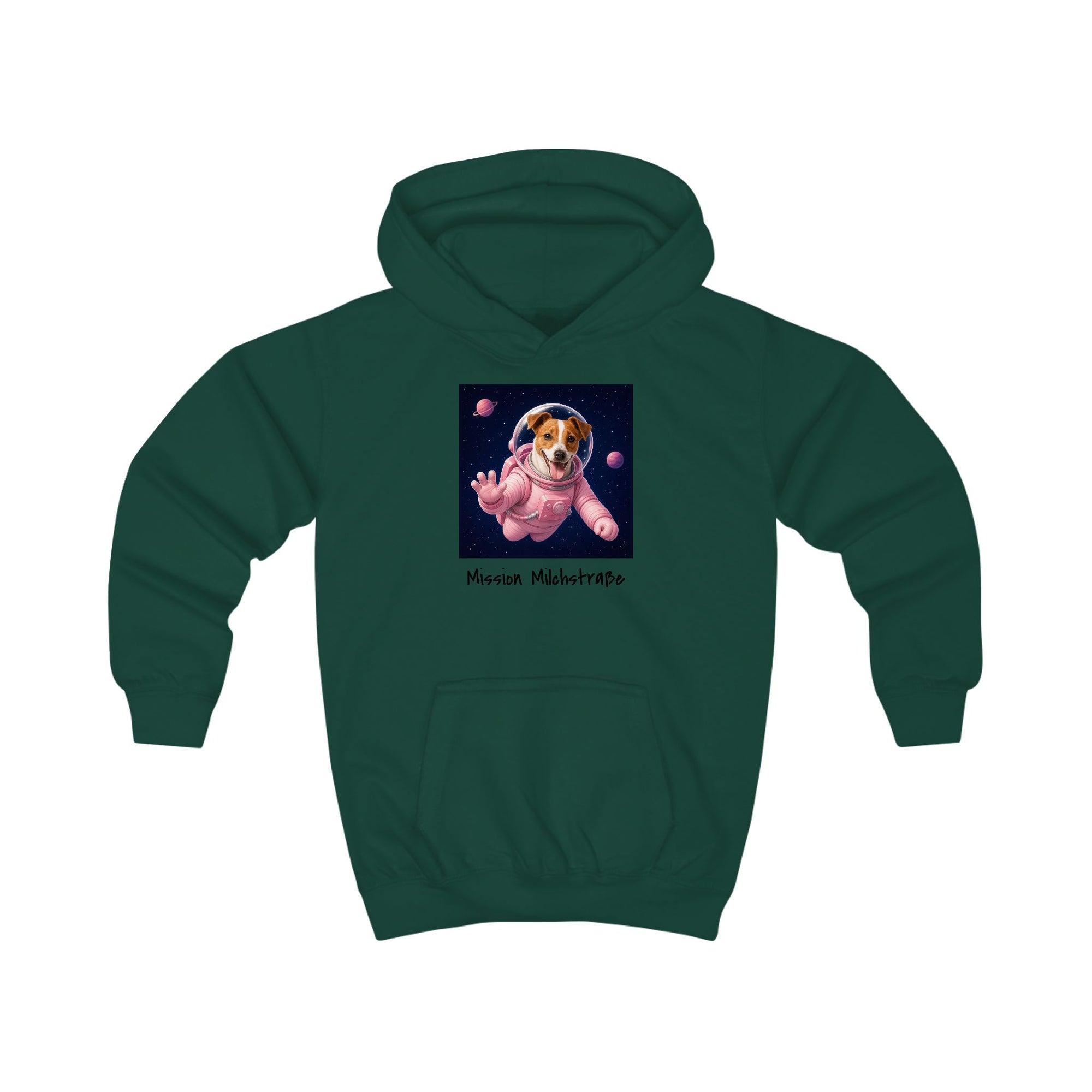 Personalisierter Kinder-Hoodie mit Haustier – Astronaut