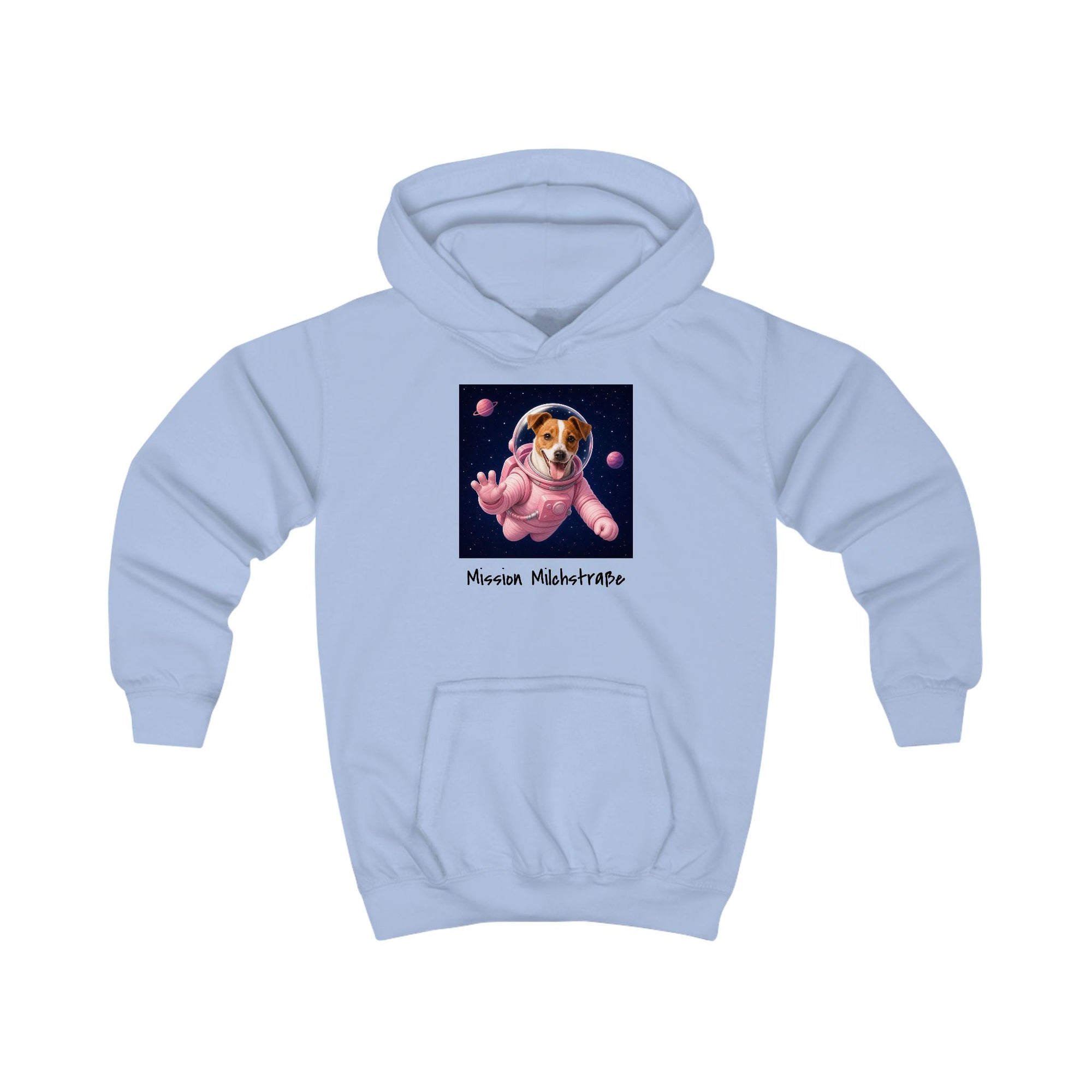 Personalisierter Kinder-Hoodie mit Haustier – Astronaut