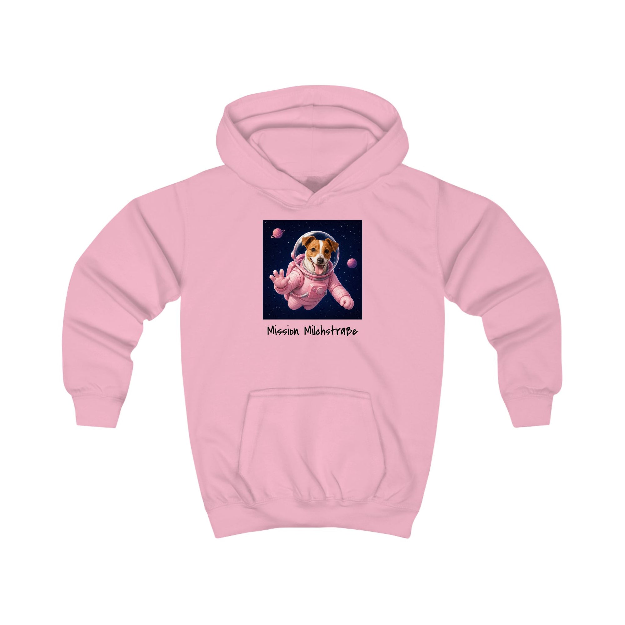 Personalisierter Kinder-Hoodie mit Haustier – Astronaut