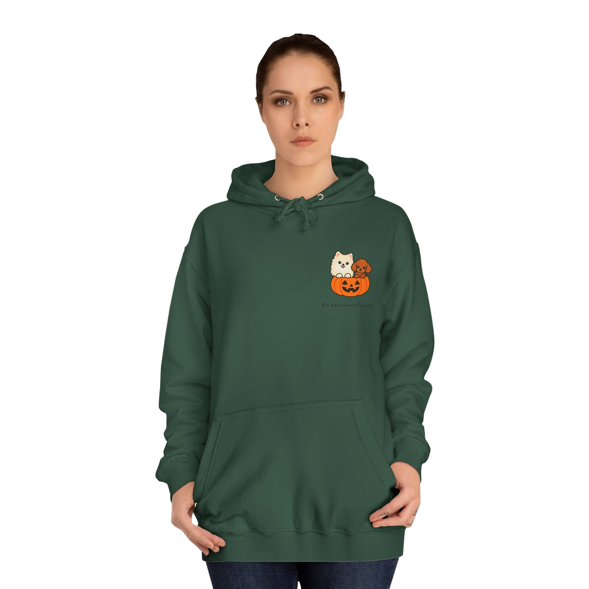 Personalisierter Unisex Hoodie mit Haustier – Halloween Pet