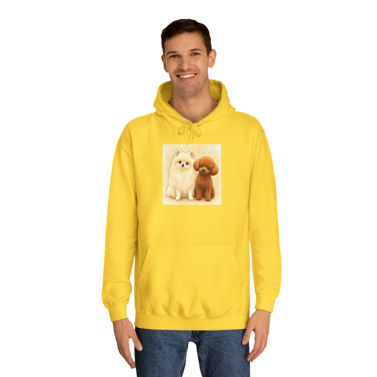 Personalisierter Unisex Hoodie mit Haustier – Manga