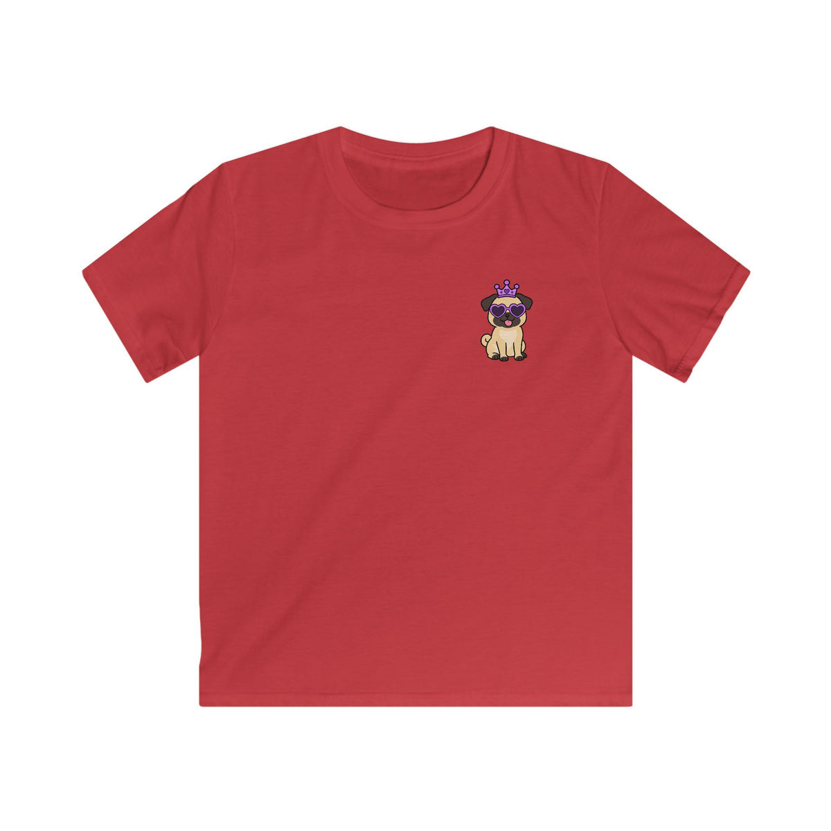 Personalisiertes Kinder T-Shirt mit Haustier – Purple Queen