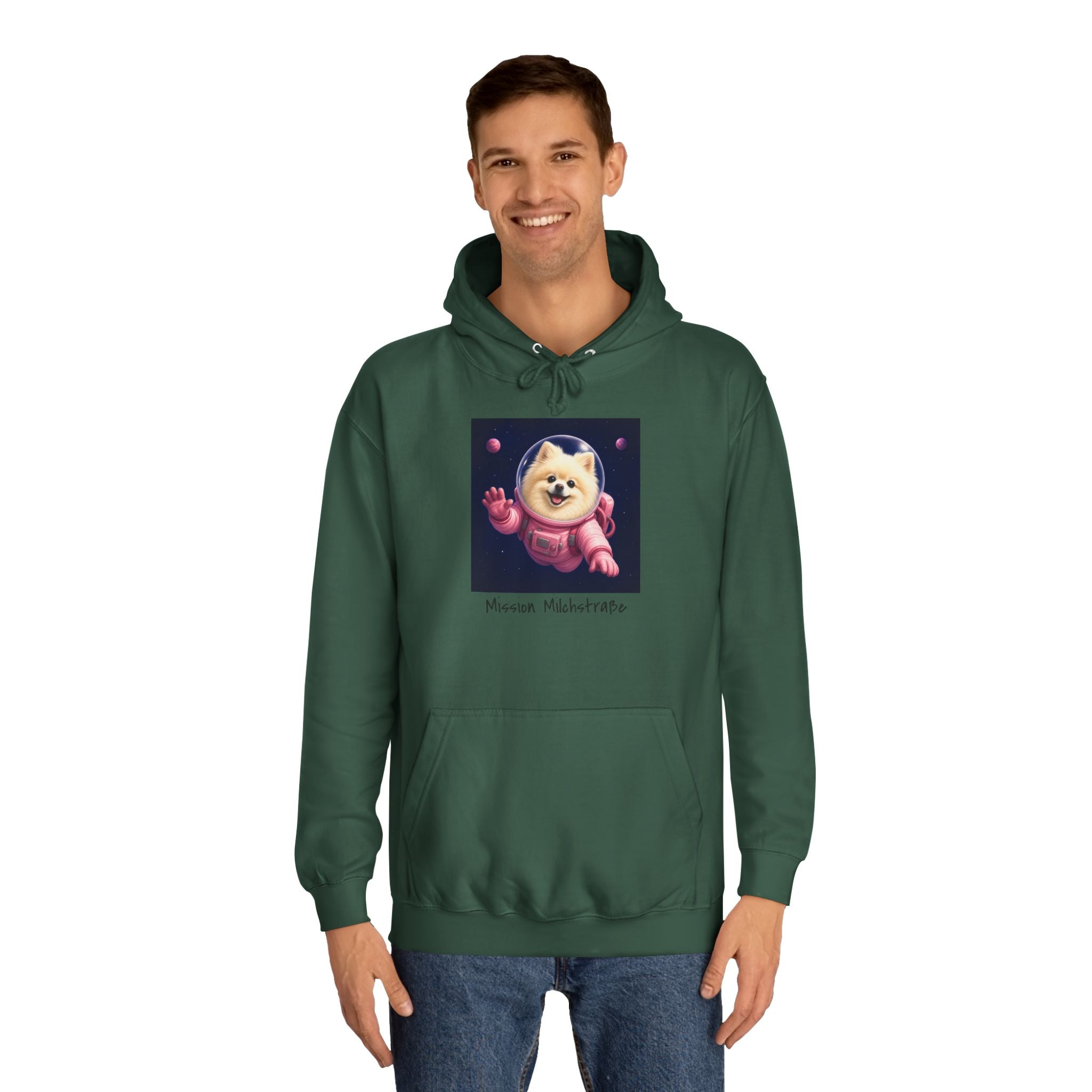 Personalisierter Unisex Hoodie mit Haustier – Astronaut