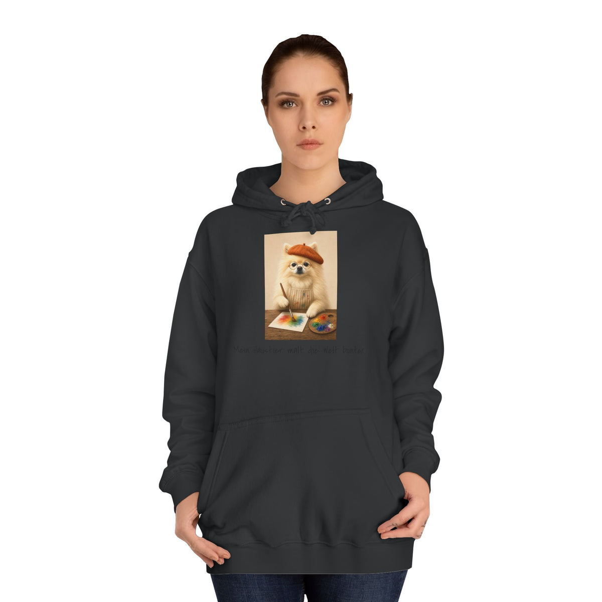 Personalisierter Unisex Hoodie mit Haustier – The Artist
