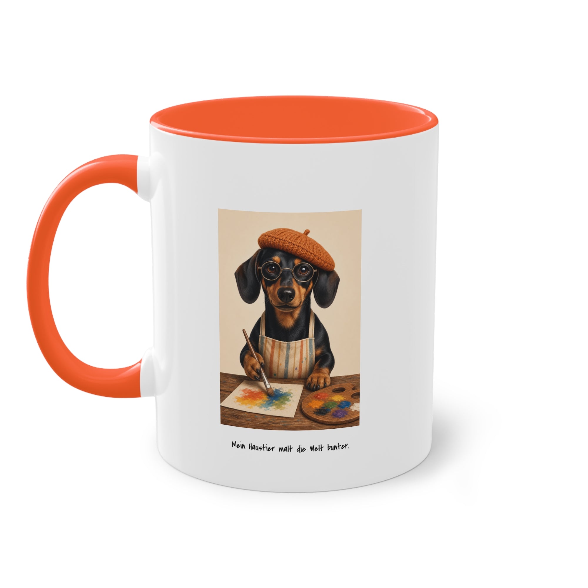 Personalisierte Tasse mit Haustier – The Artist