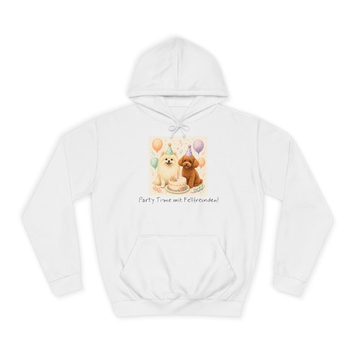 Personalisierter Unisex Hoodie mit Haustier – Birthday Time