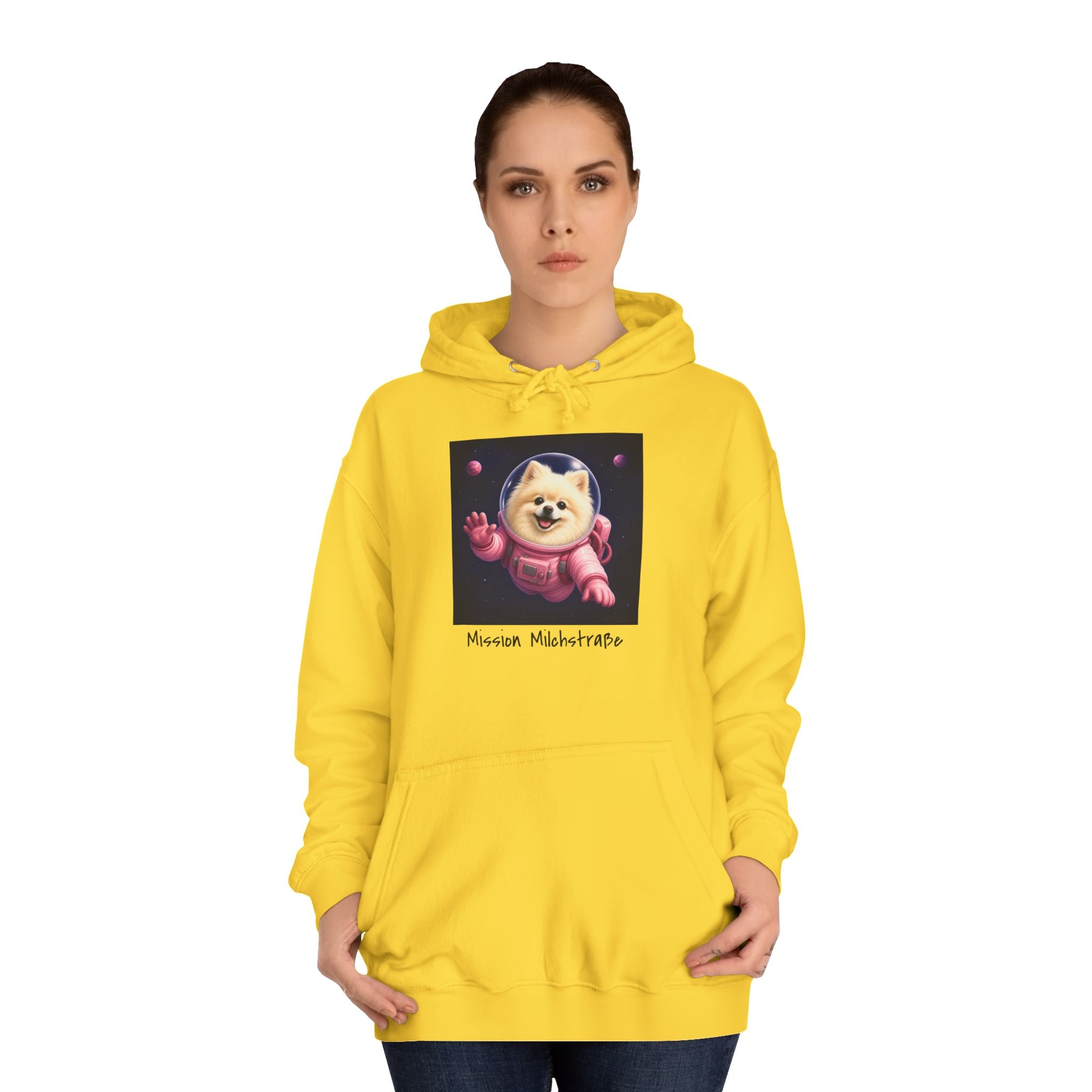 Personalisierter Unisex Hoodie mit Haustier – Astronaut