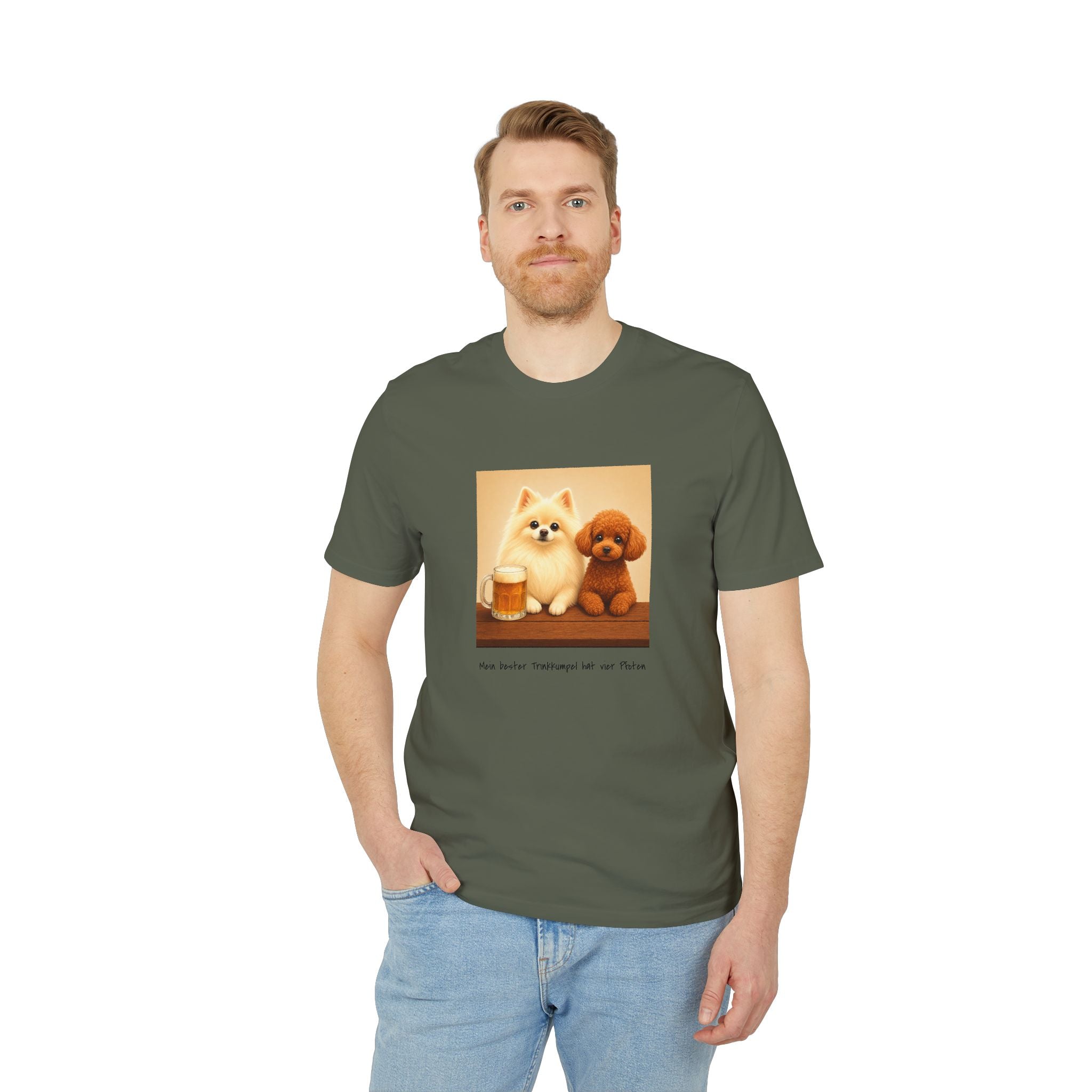 Personalisiertes Unisex T-Shirt mit Haustier – Cheers