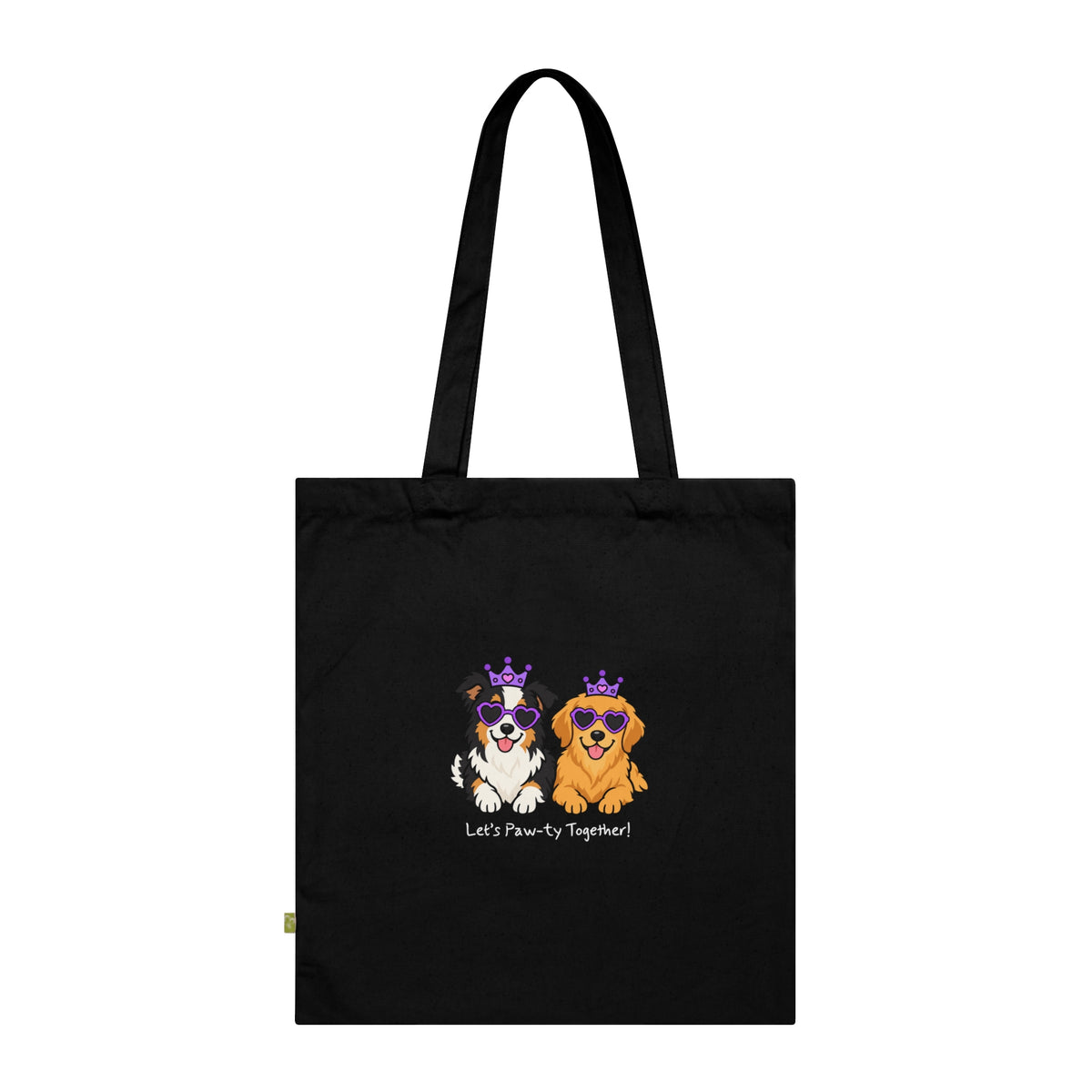 Personalisierte Baumwolltasche mit Haustier – Purple Queen