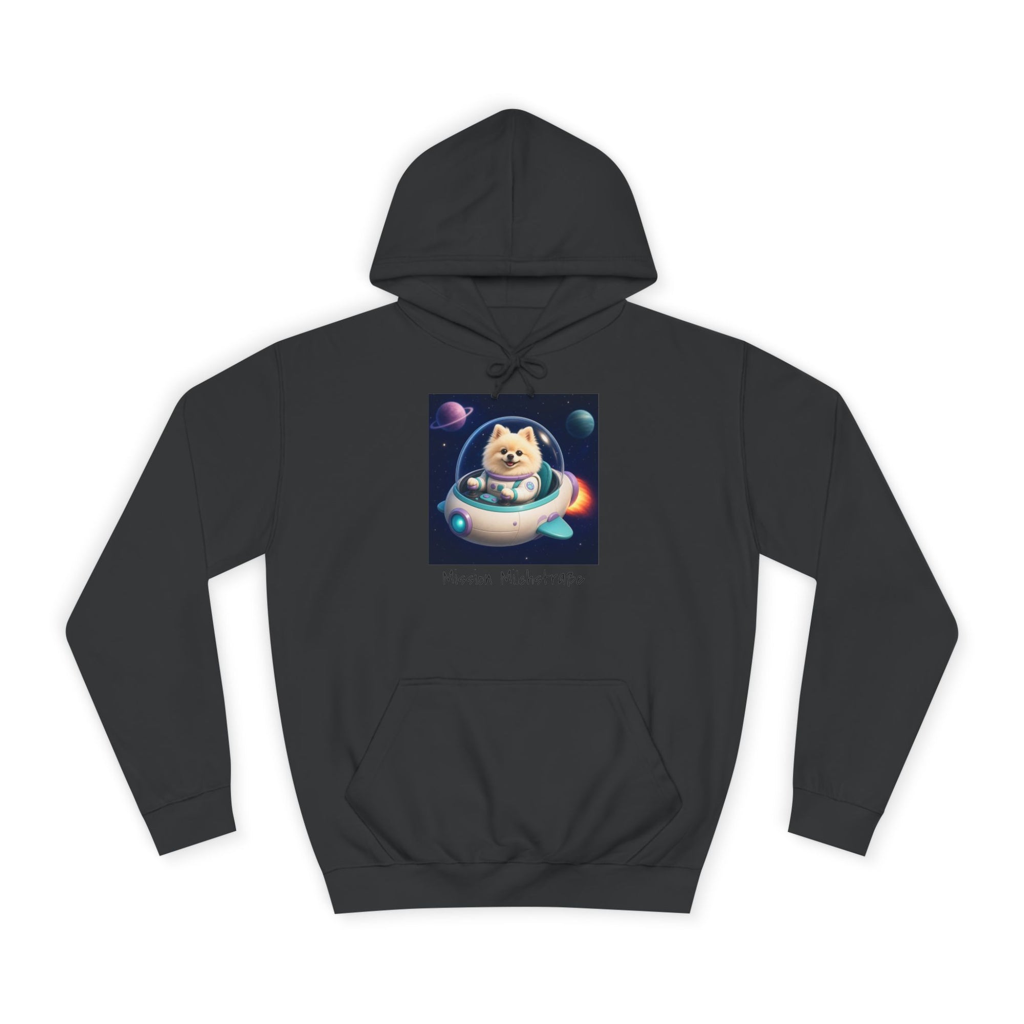 Personalisierter Unisex Hoodie mit Haustier – Spaceship