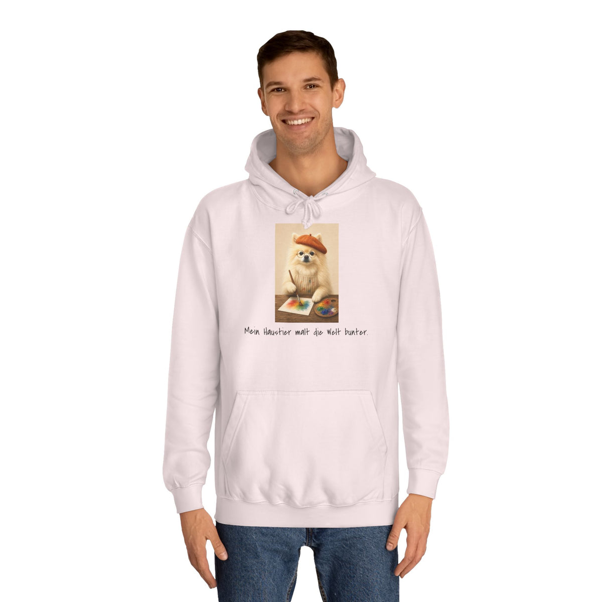 Personalisierter Unisex Hoodie mit Haustier – The Artist