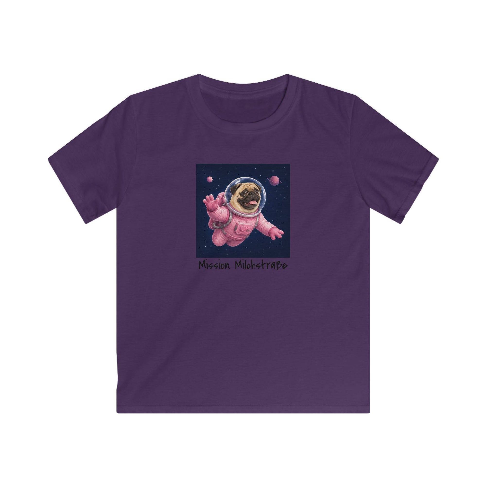 Personalisiertes Kinder T-Shirt mit Haustier – Astronaut