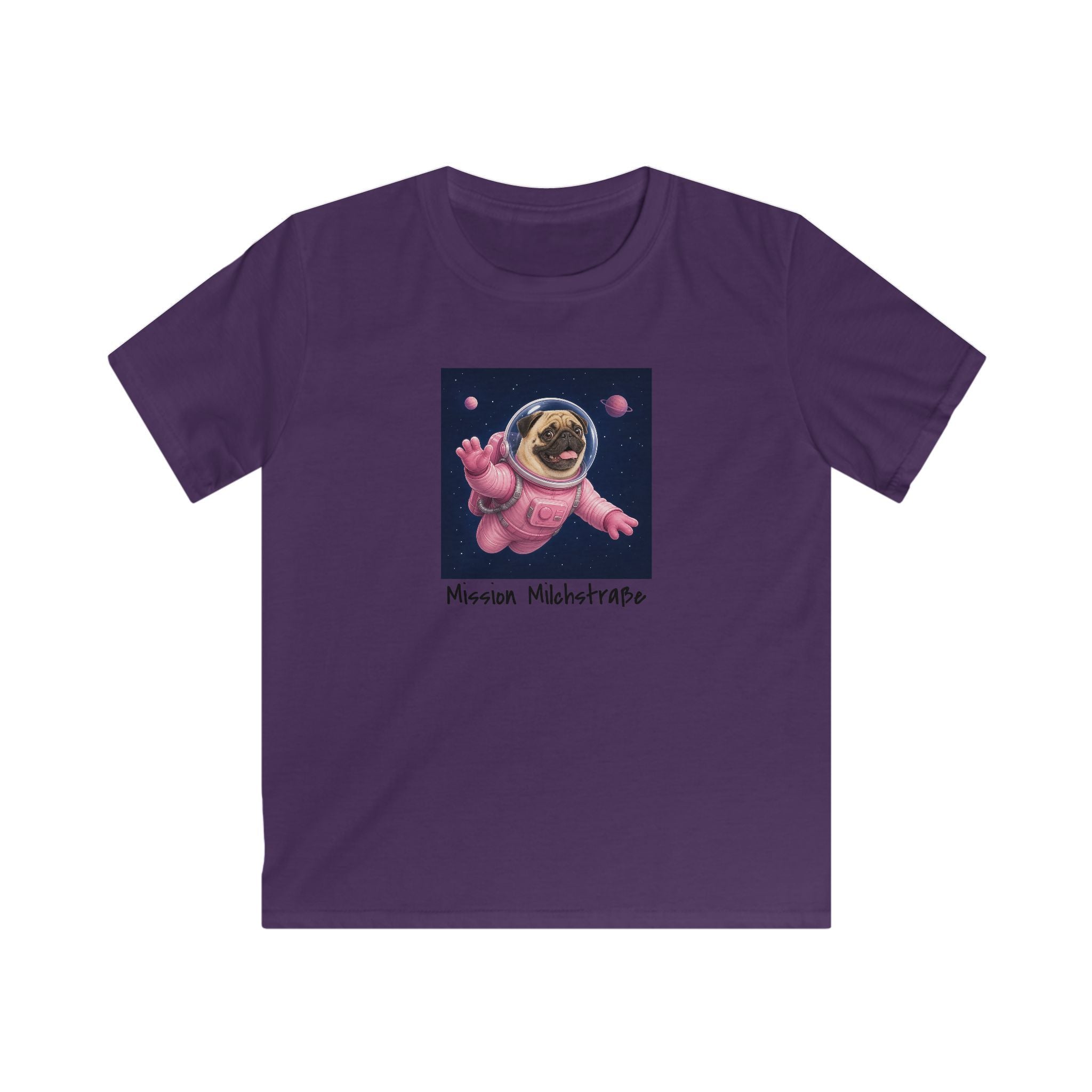 Personalisiertes Kinder T-Shirt mit Haustier – Astronaut