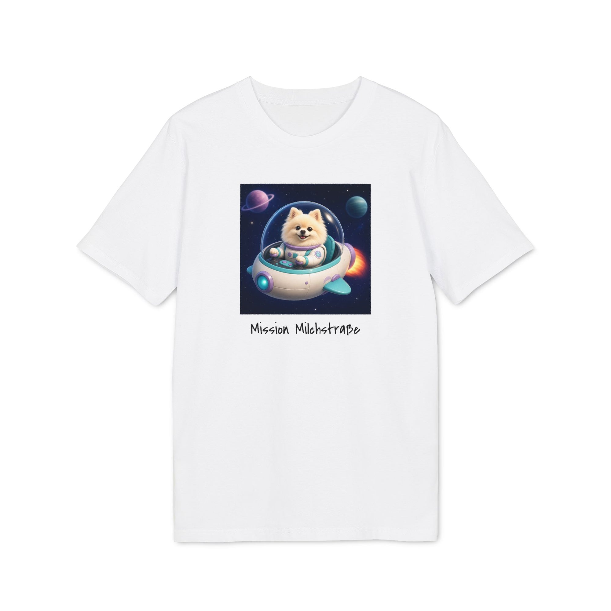 Personalisiertes Unisex T-Shirt mit Haustier – Spaceship