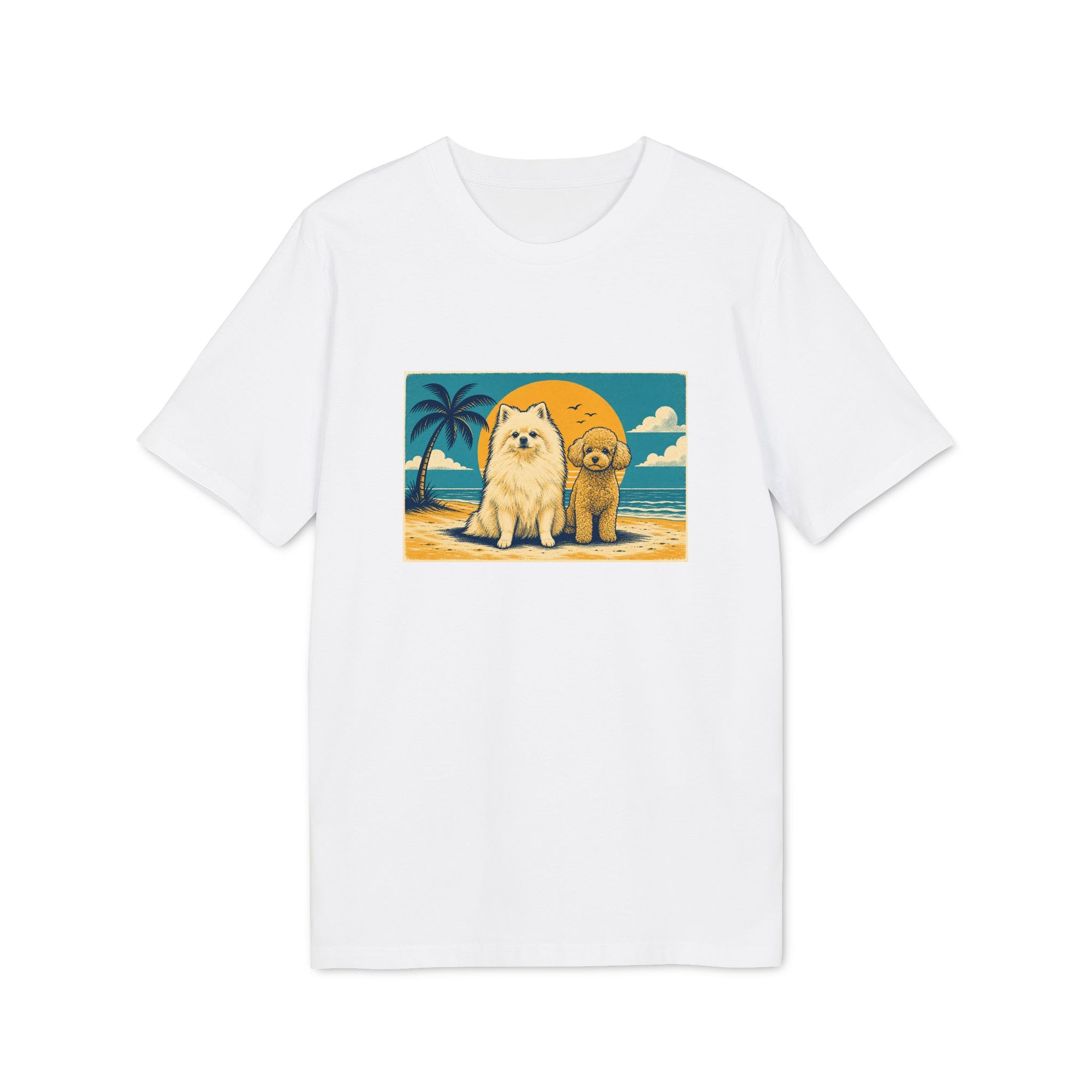 Personalisiertes Unisex T-Shirt mit Haustier – Summer Vibes