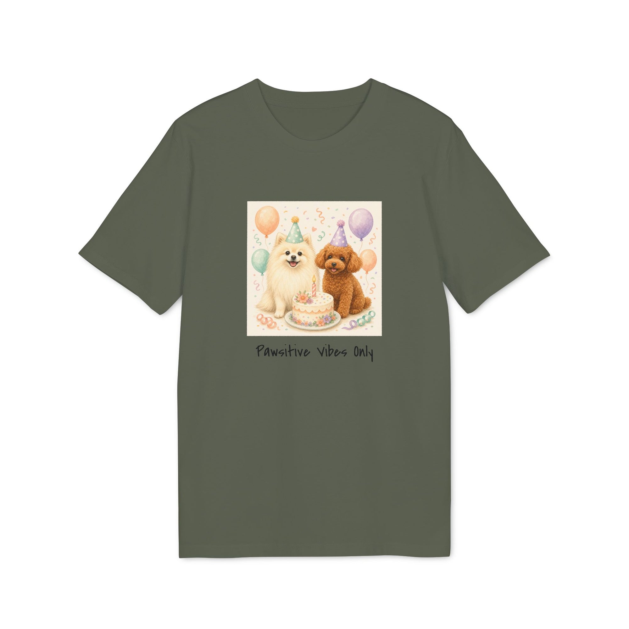 Personalisiertes Unisex T-Shirt mit Haustier – Birthday Time