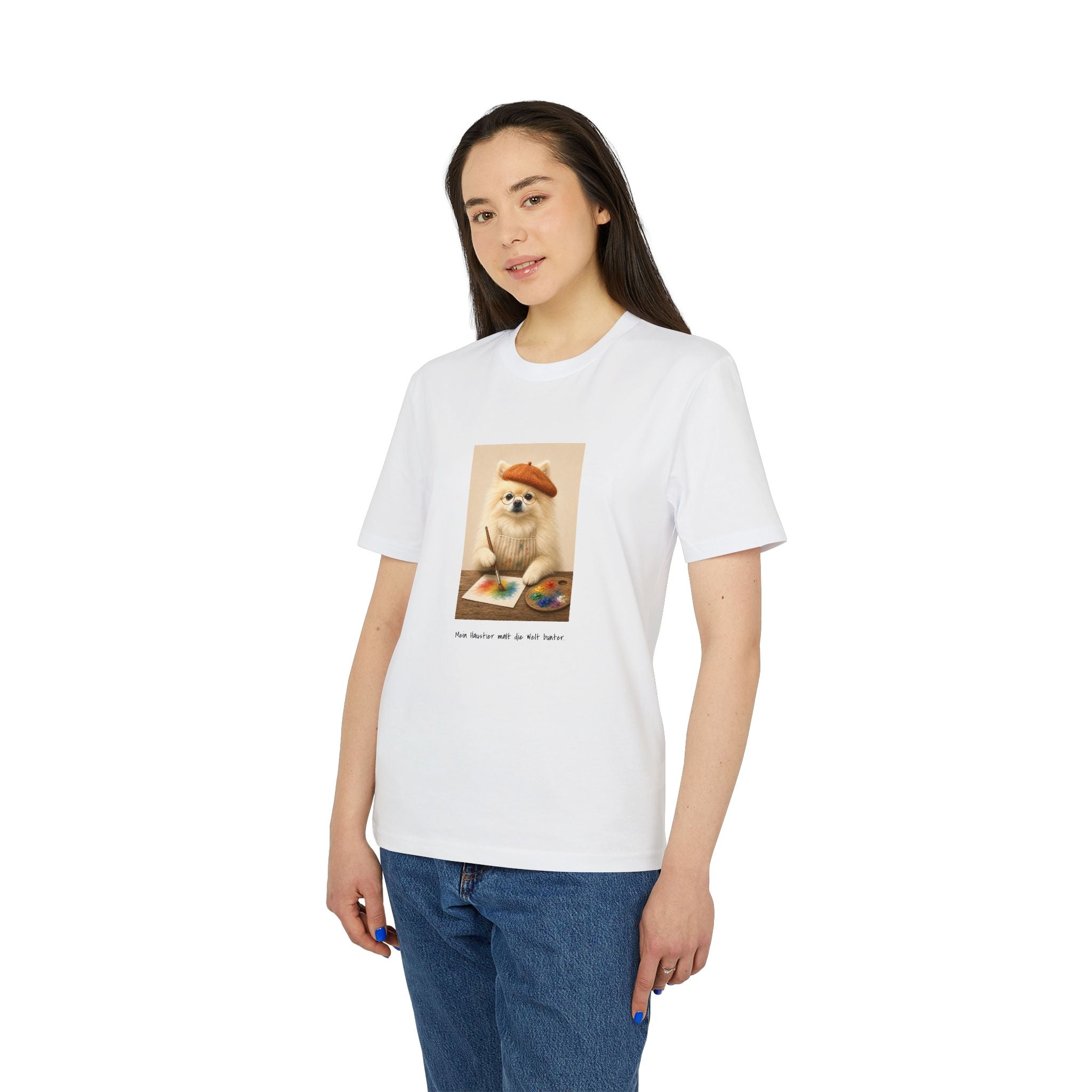 Personalisiertes Unisex T-Shirt mit Haustier – The Artist