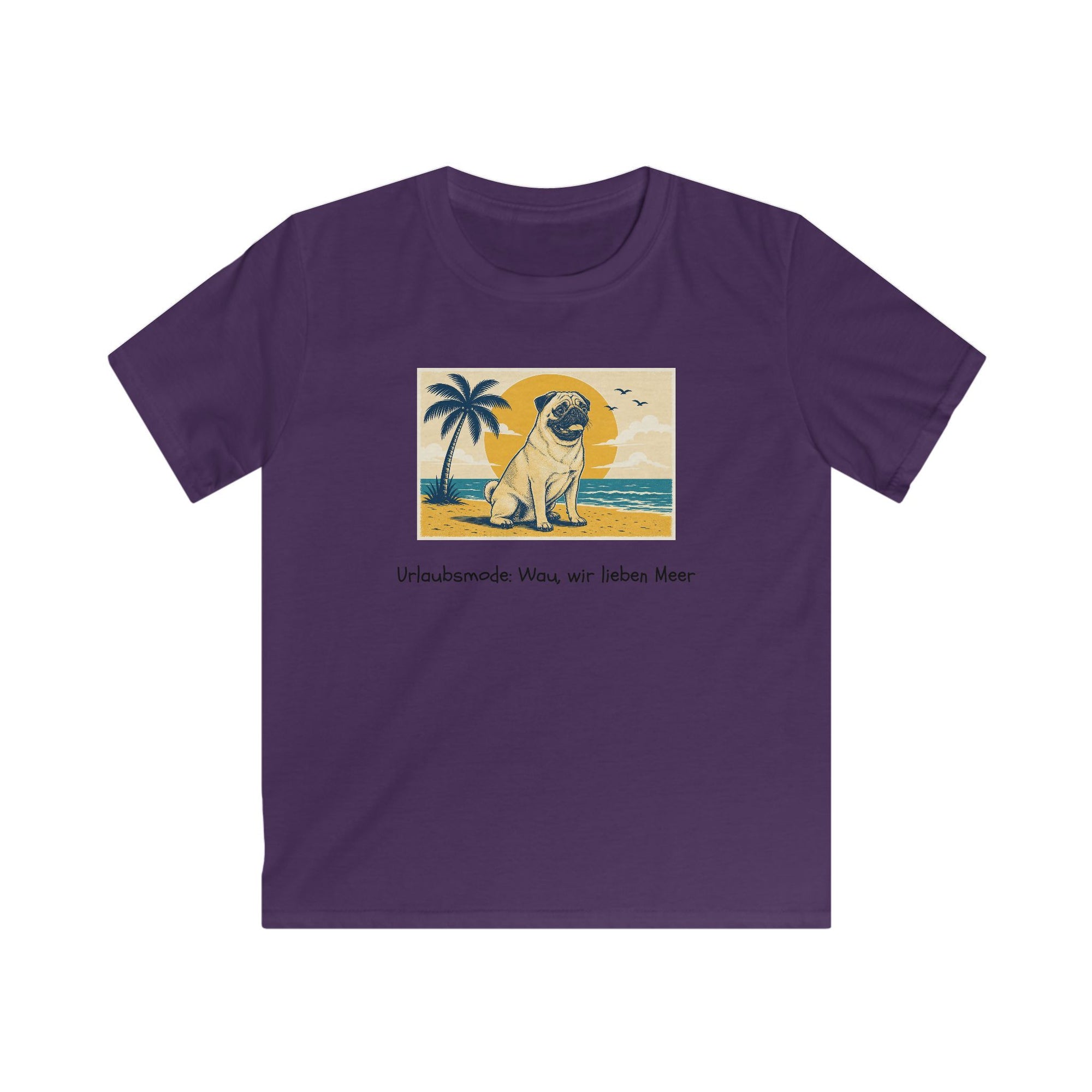 Personalisiertes Kinder T-Shirt mit Haustier – Summer Vibes