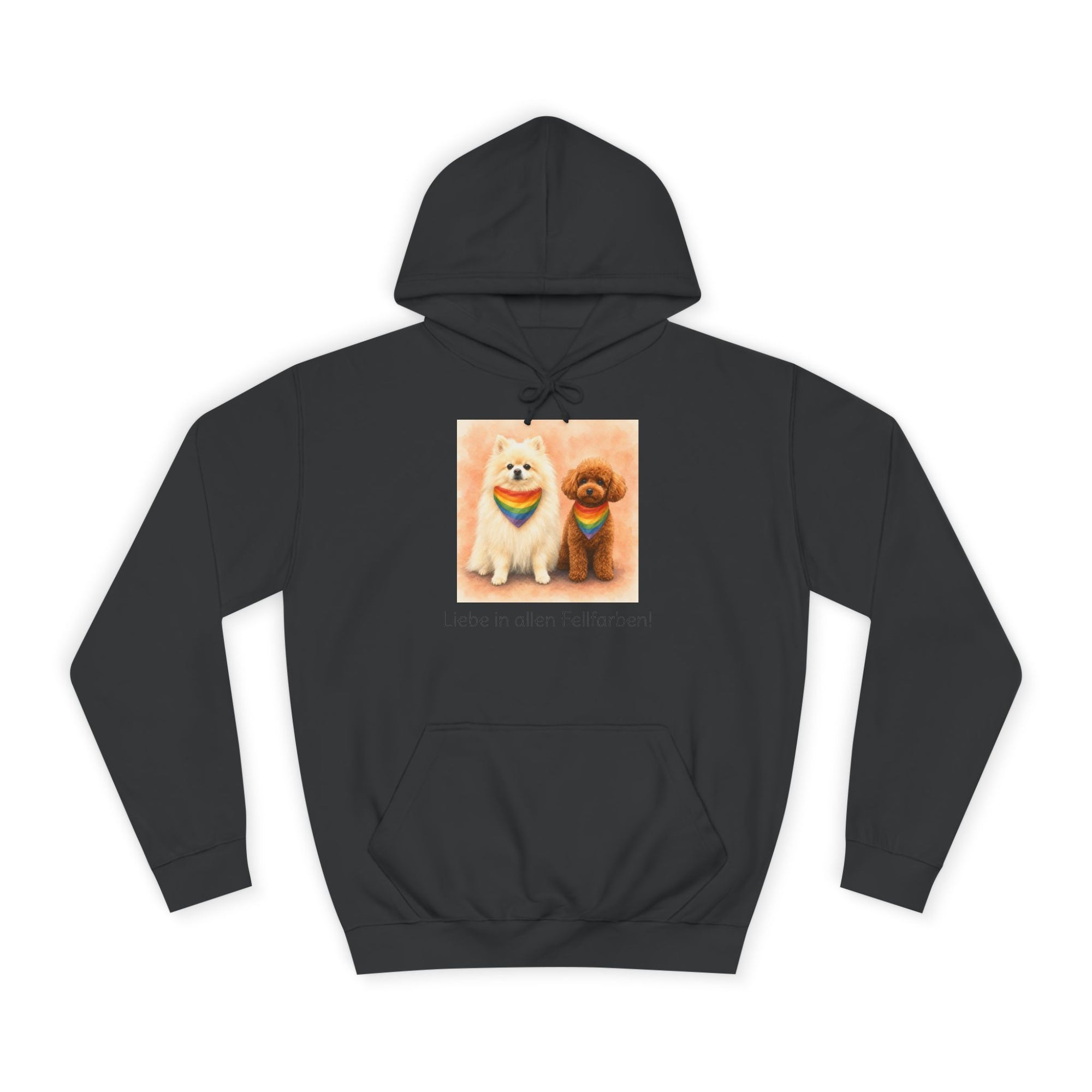 Personalisierter Unisex Hoodie mit Haustier – Regenbogen