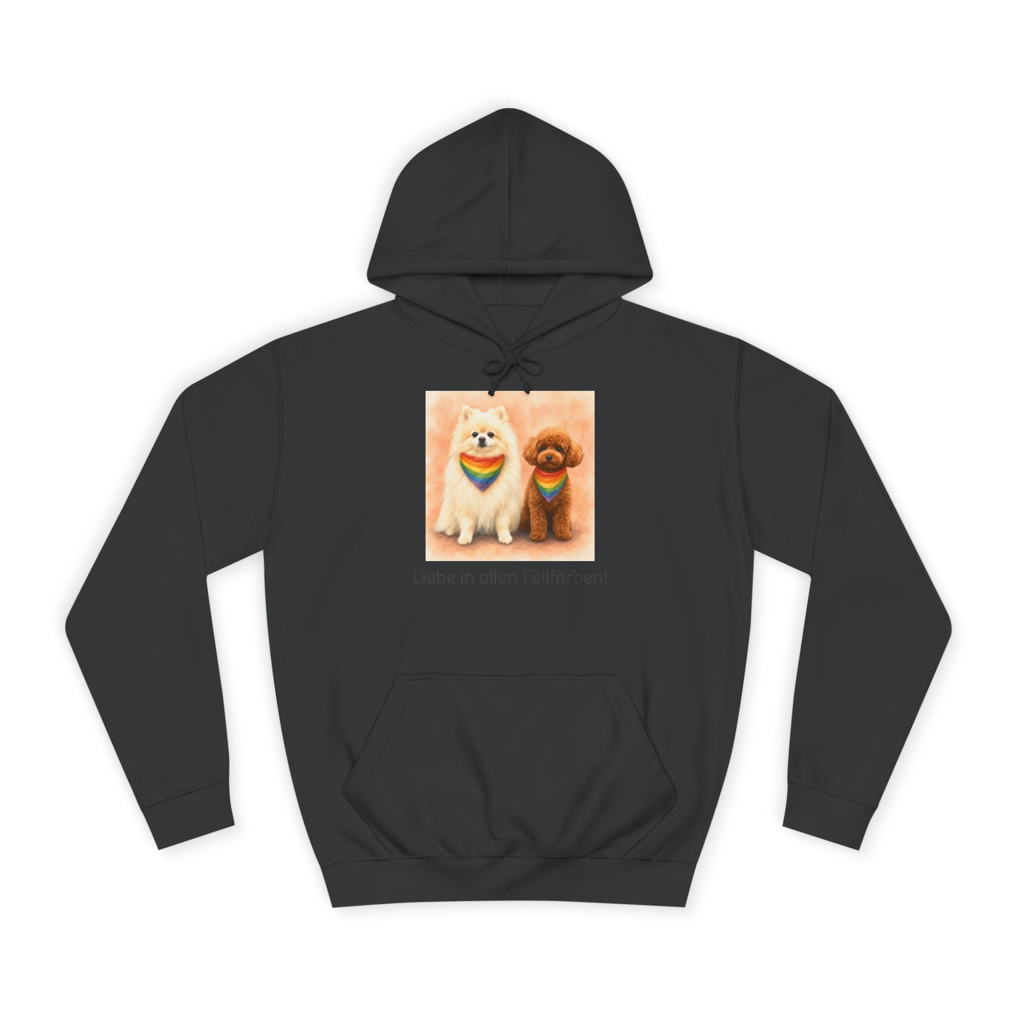 Personalisierter Unisex Hoodie mit Haustier – Regenbogen