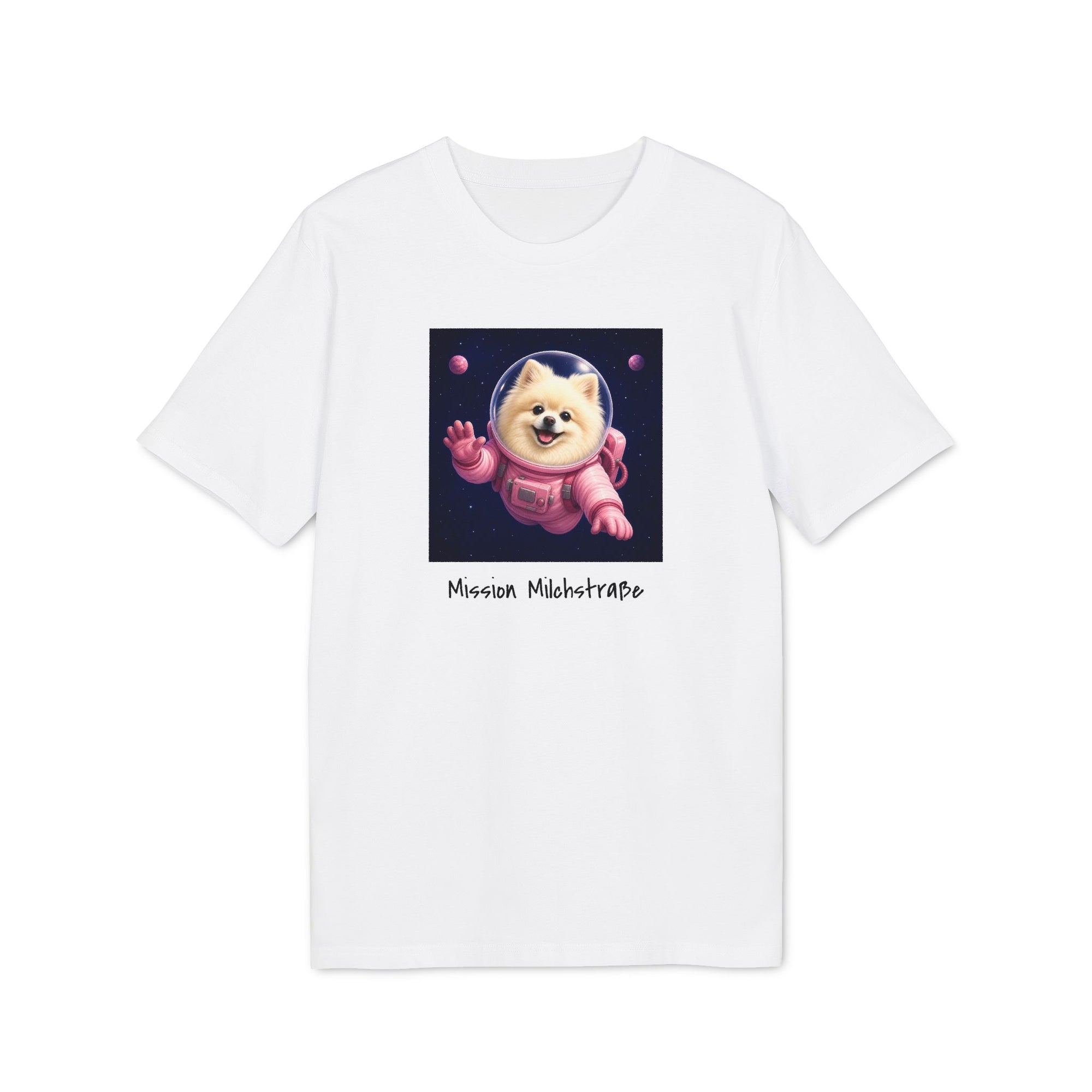 Personalisiertes Unisex T-Shirt mit Haustier – Astronaut