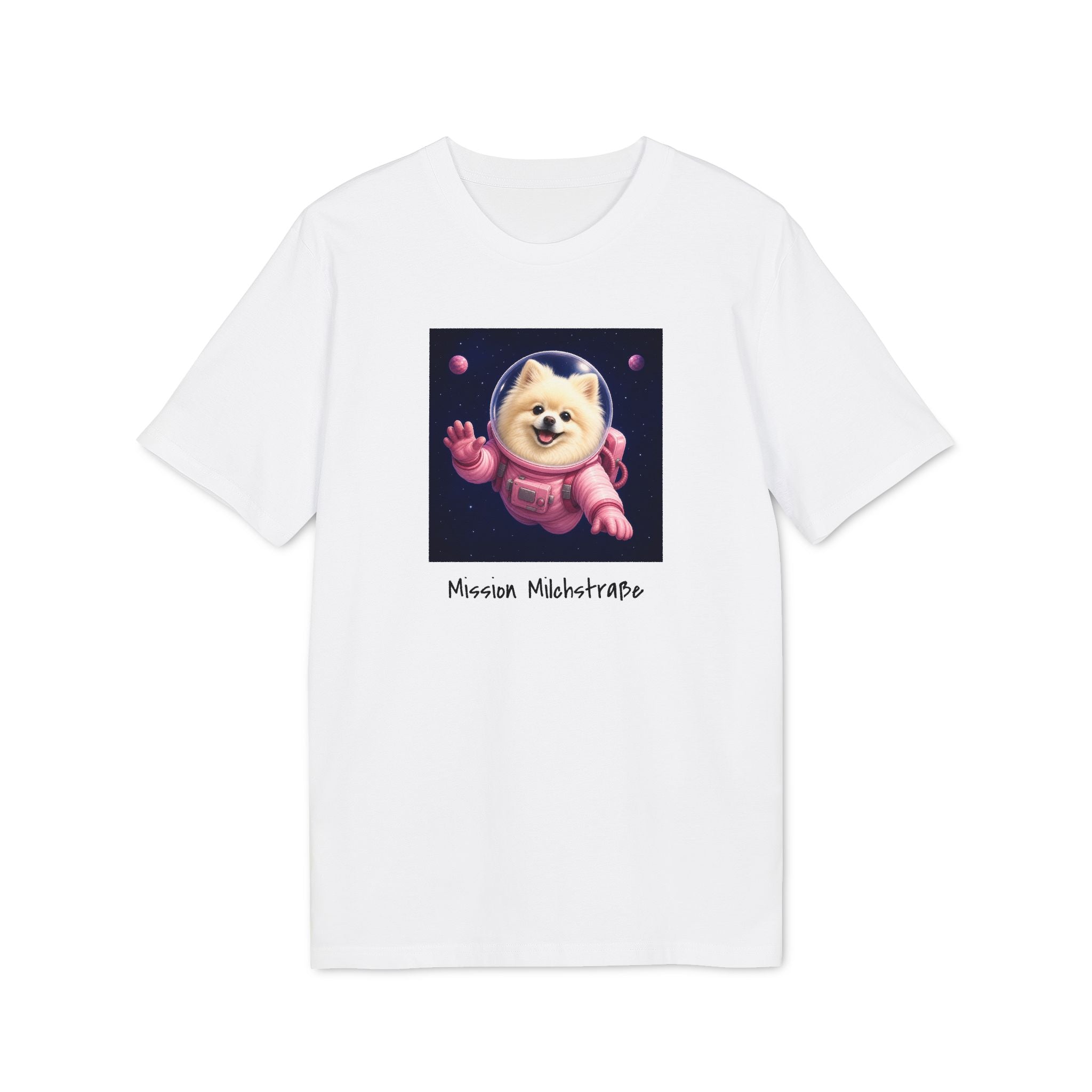 Personalisiertes Unisex T-Shirt mit Haustier – Astronaut