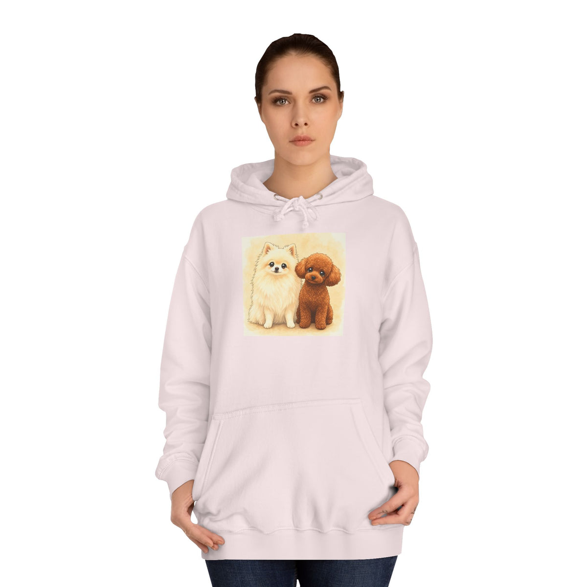 Personalisierter Unisex Hoodie mit Haustier – Manga